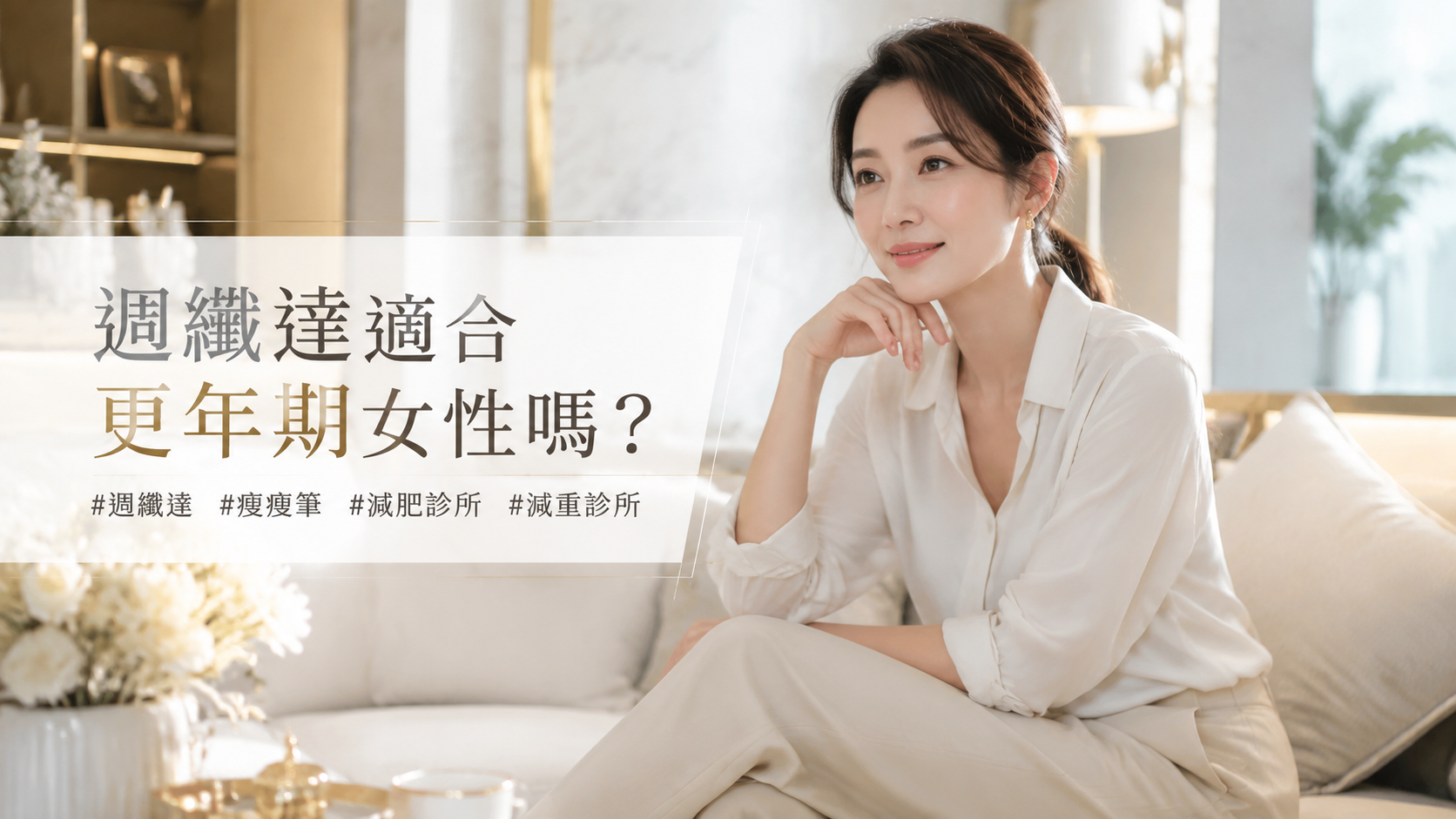 週纖達適合更年期女性嗎？