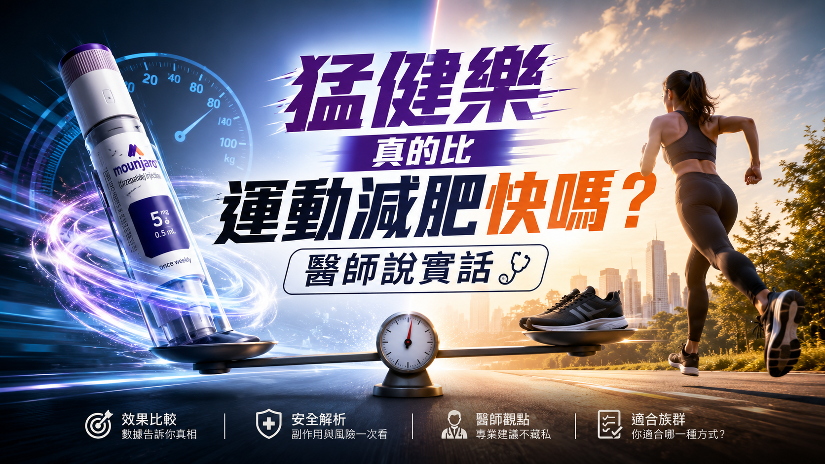 猛健樂真的比運動減肥快嗎？醫師說實話