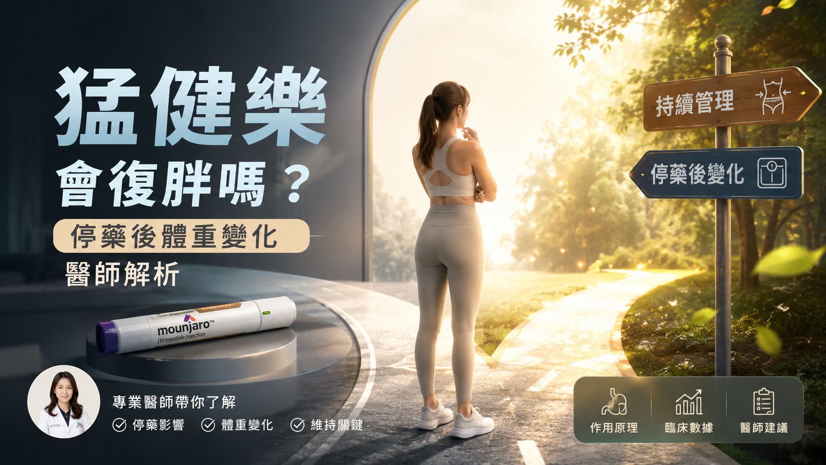 猛健樂會復胖嗎？停藥後體重變化醫師解析