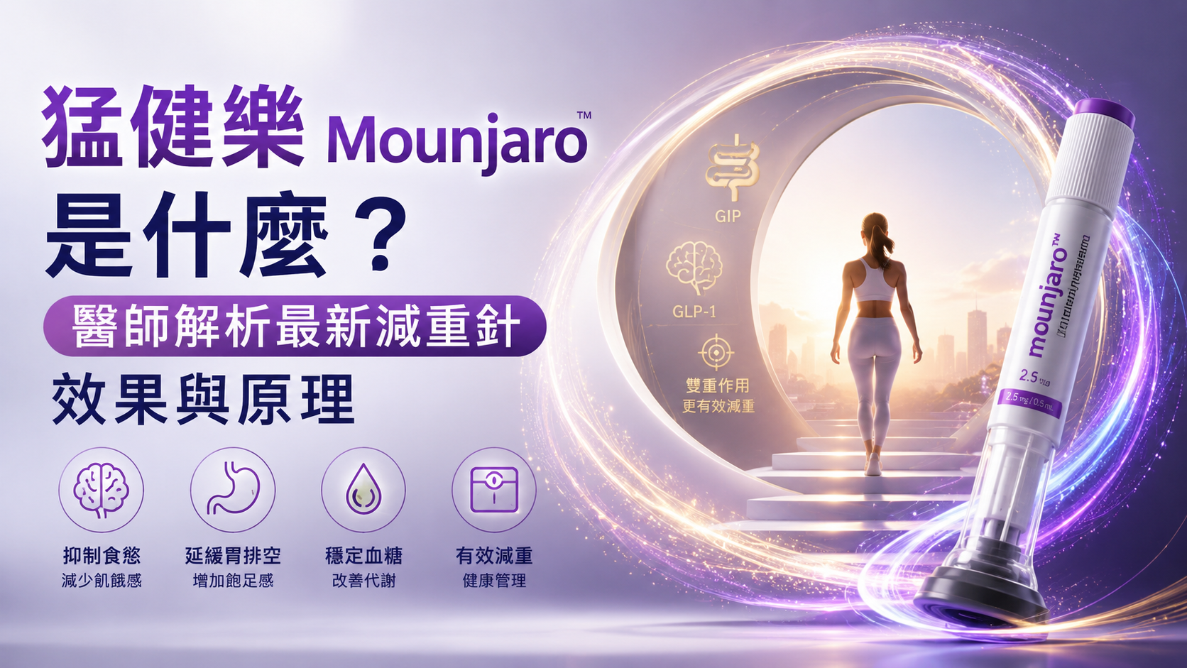 猛健樂 Mounjaro 是什麼？醫師解析最新減重針效果與原理