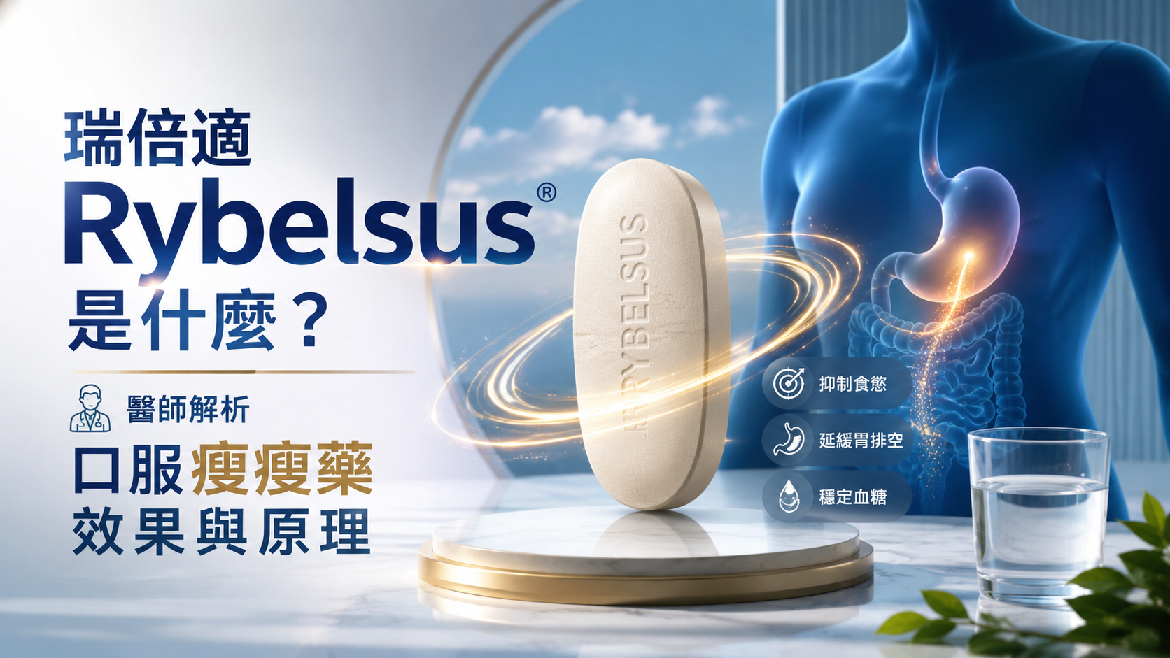 瑞倍適 Rybelsus 是什麼？醫師解析口服瘦瘦藥效果與原理
