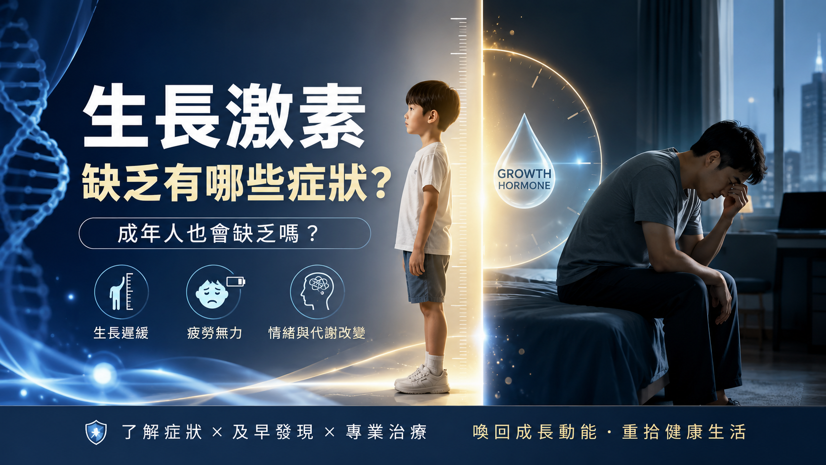生長激素缺乏有哪些症狀？成年人也會缺乏嗎？
