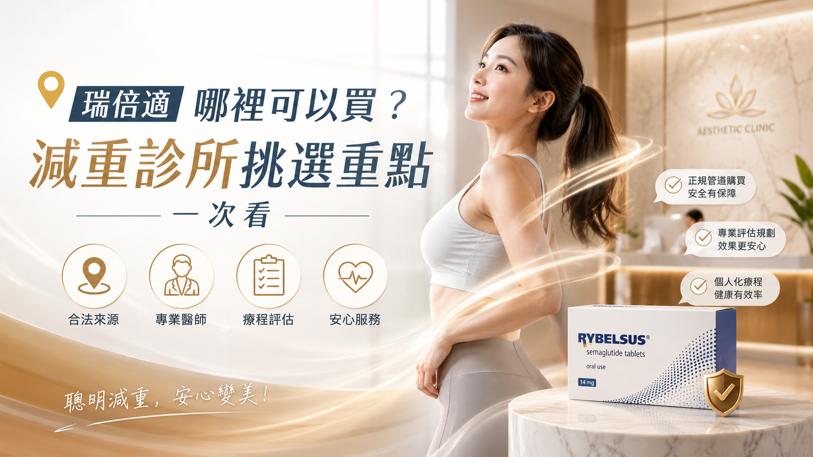 瑞倍適哪裡可以買？減重診所挑選重點一次看