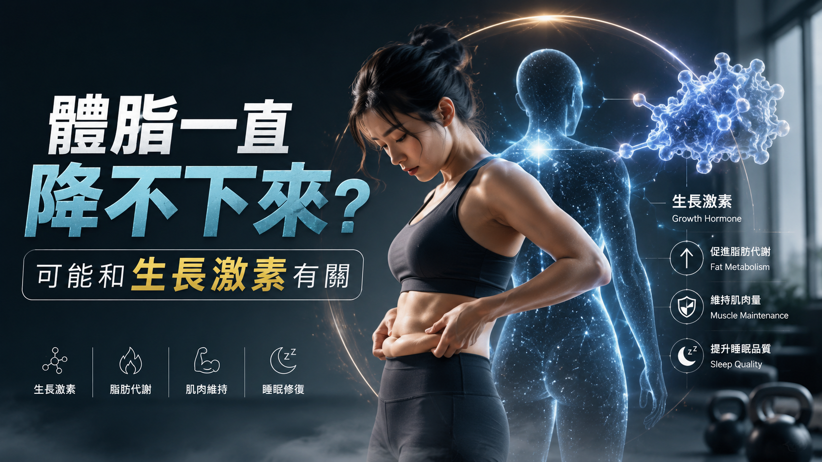 體脂一直降不下來？可能和生長激素有關