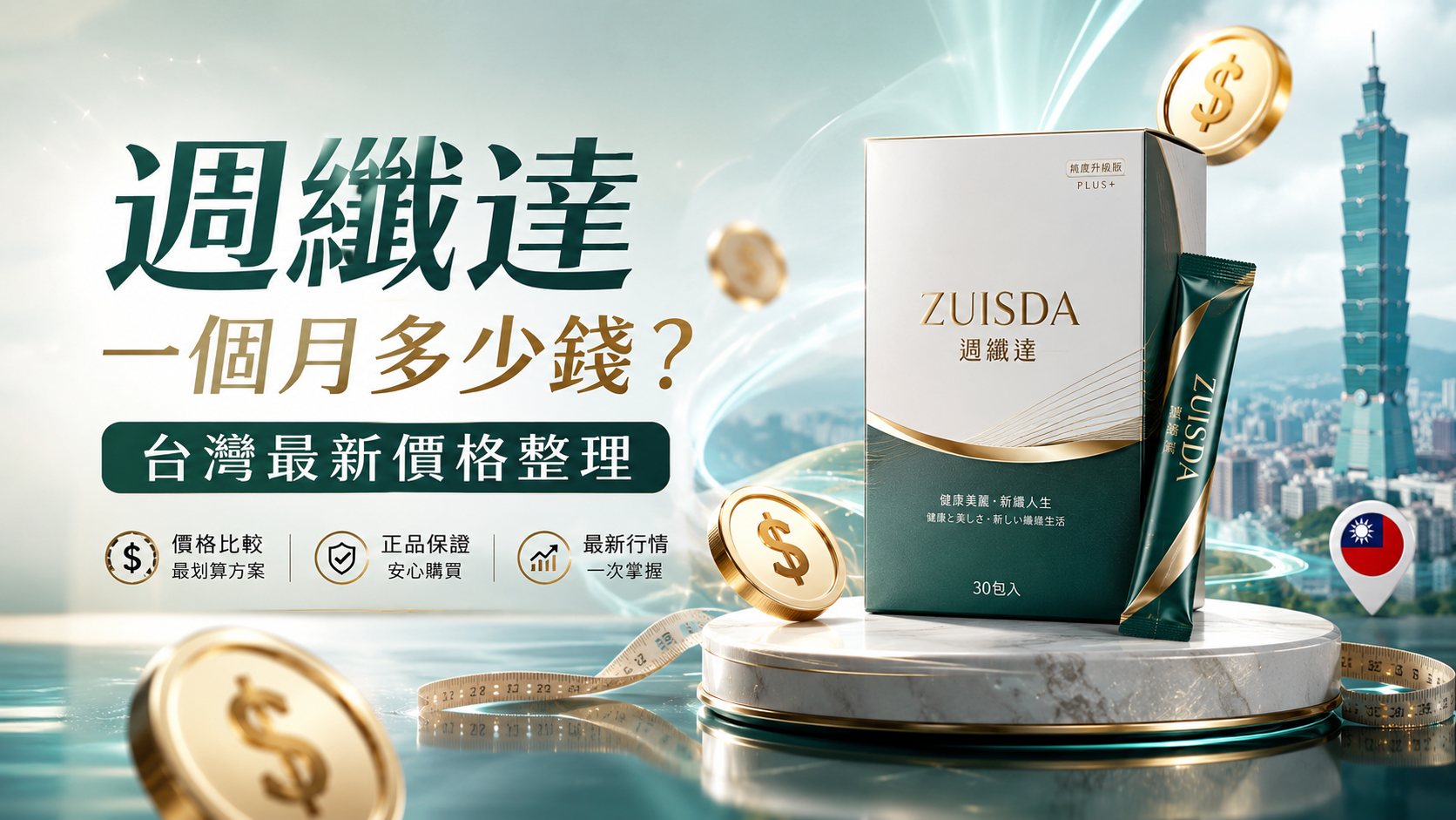 週纖達一個月多少錢？台灣最新價格整理