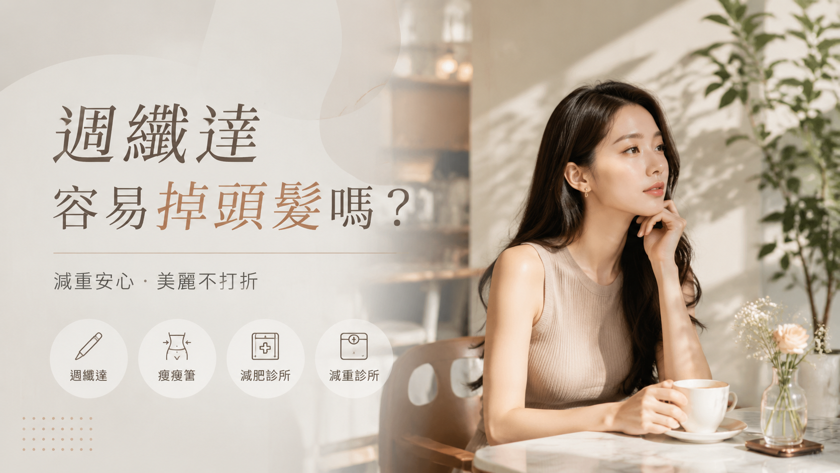 週纖達容易掉頭髮嗎？