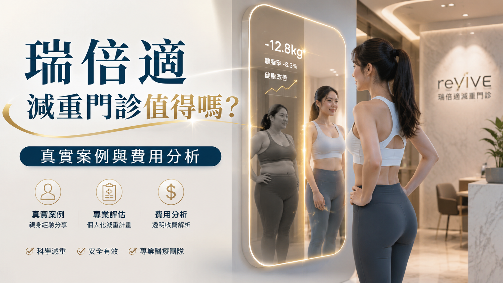 瑞倍適減重門診值得嗎？真實案例與費用分析