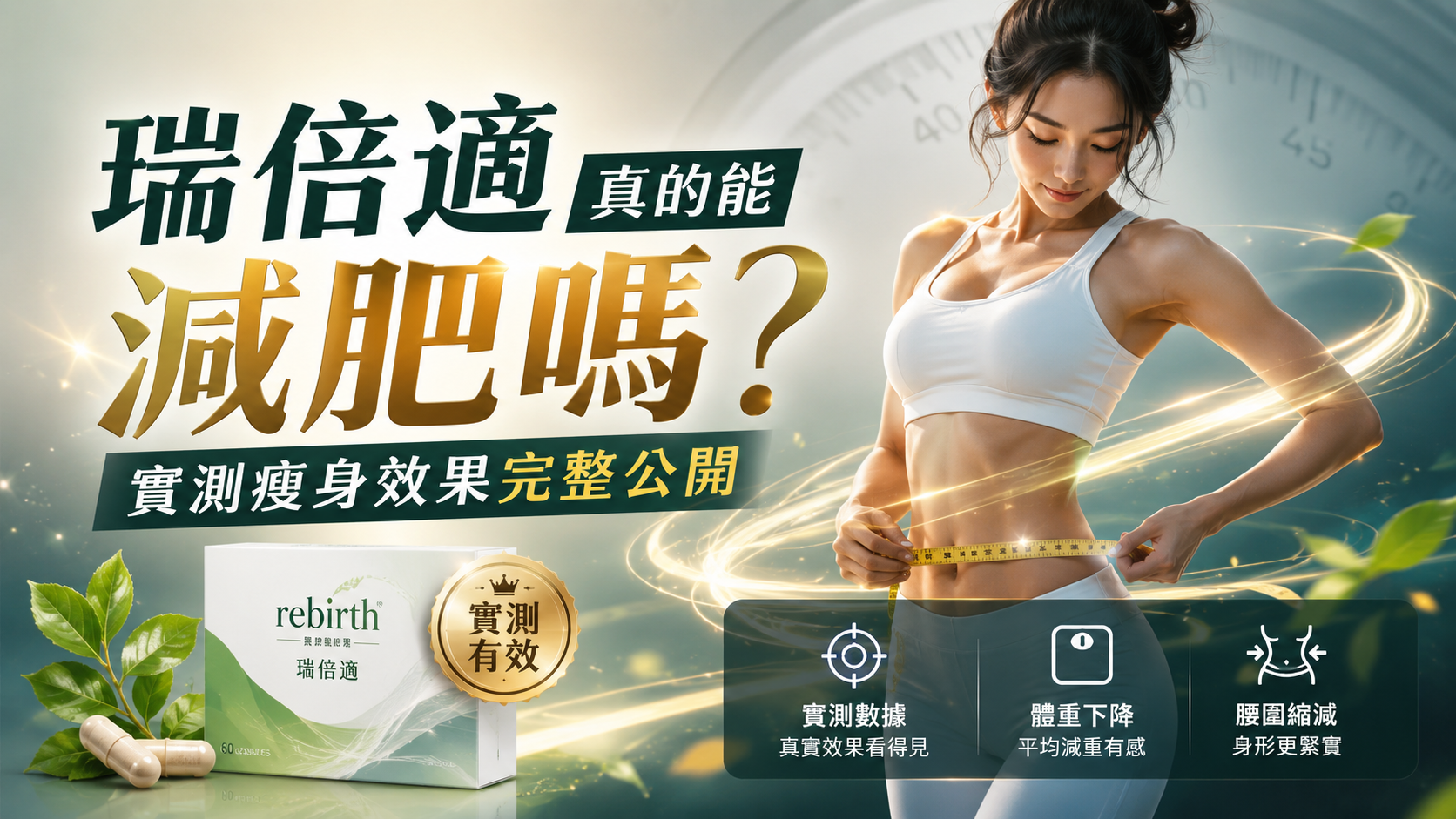 瑞倍適真的能減肥嗎？實測瘦身效果完整公開