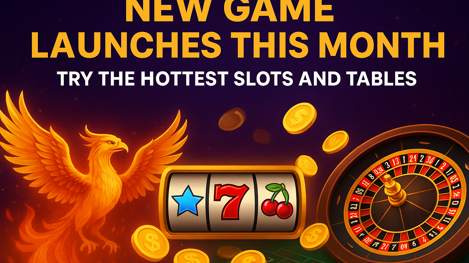 New Game Launches This Month – Try the Hottest Slots and Tables