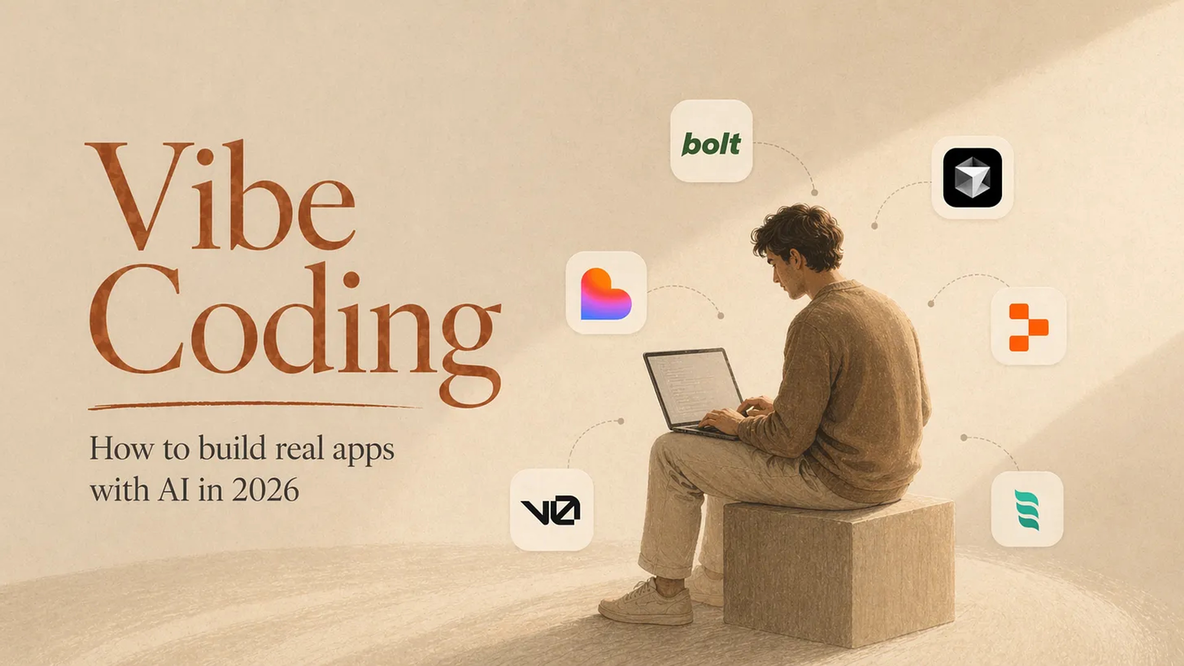 Cover image of the vibe coding article