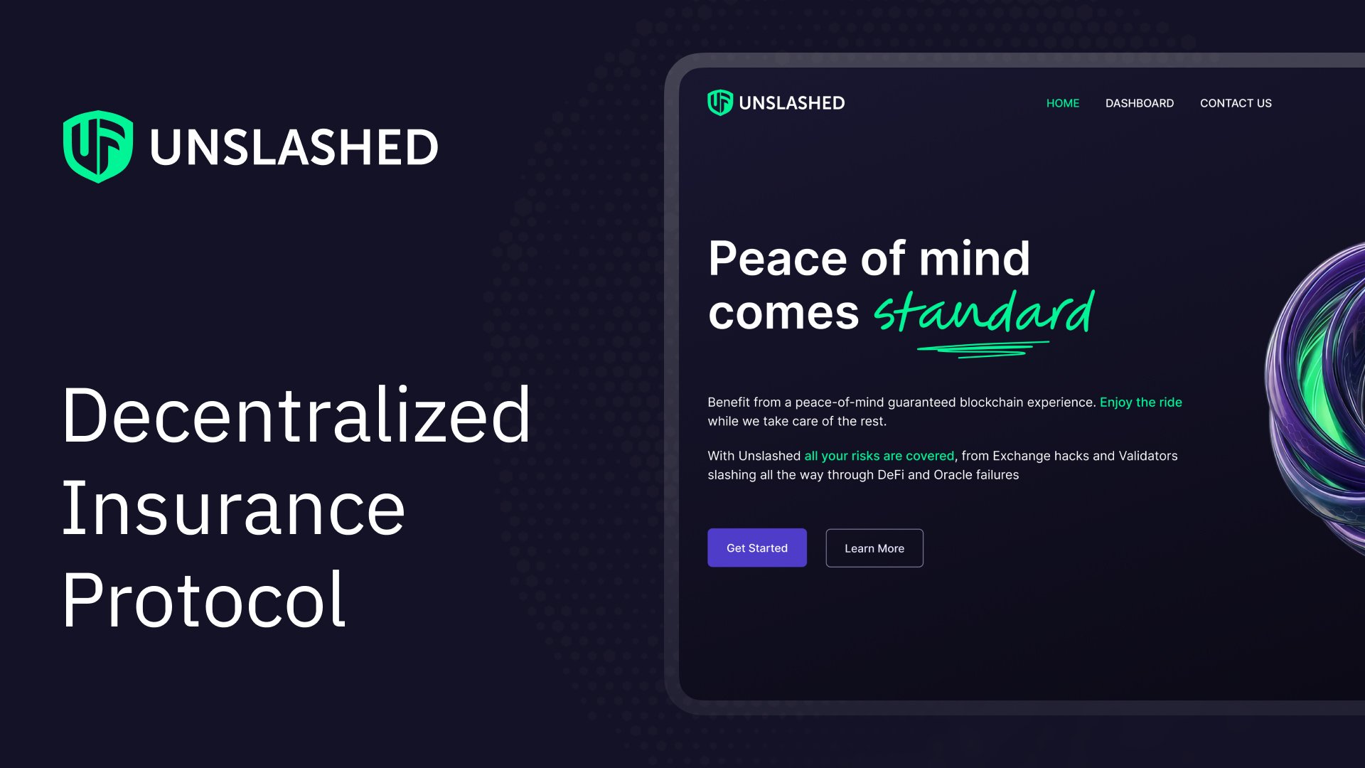 Unslashed Finance Design Case Study