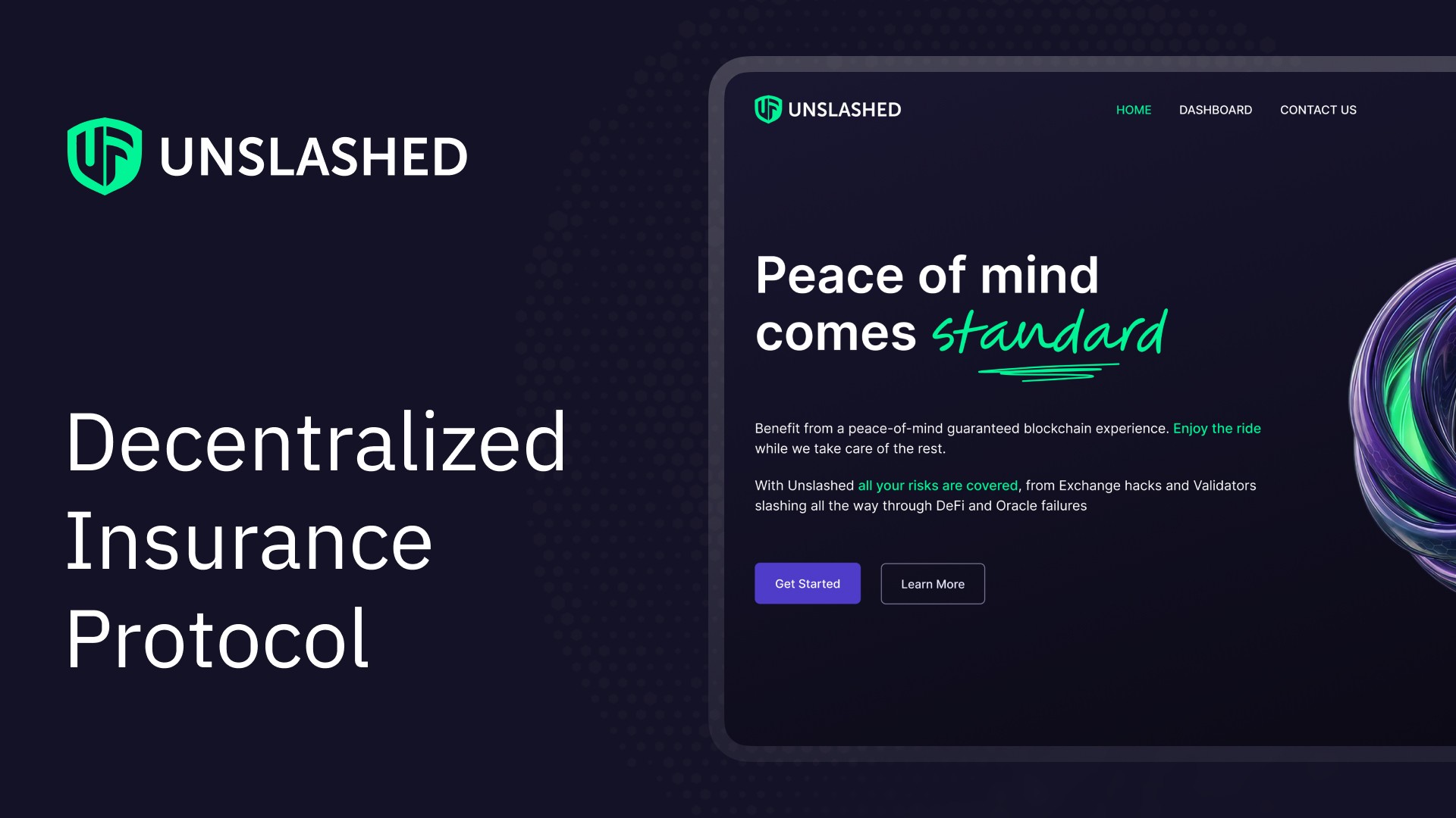 Unslashed Finance Design Case Study