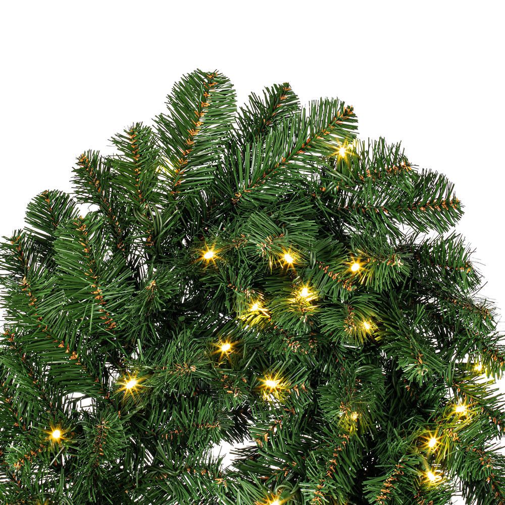 Enchanted Evergreen Pre-Lit Christmas Garland Close Middle