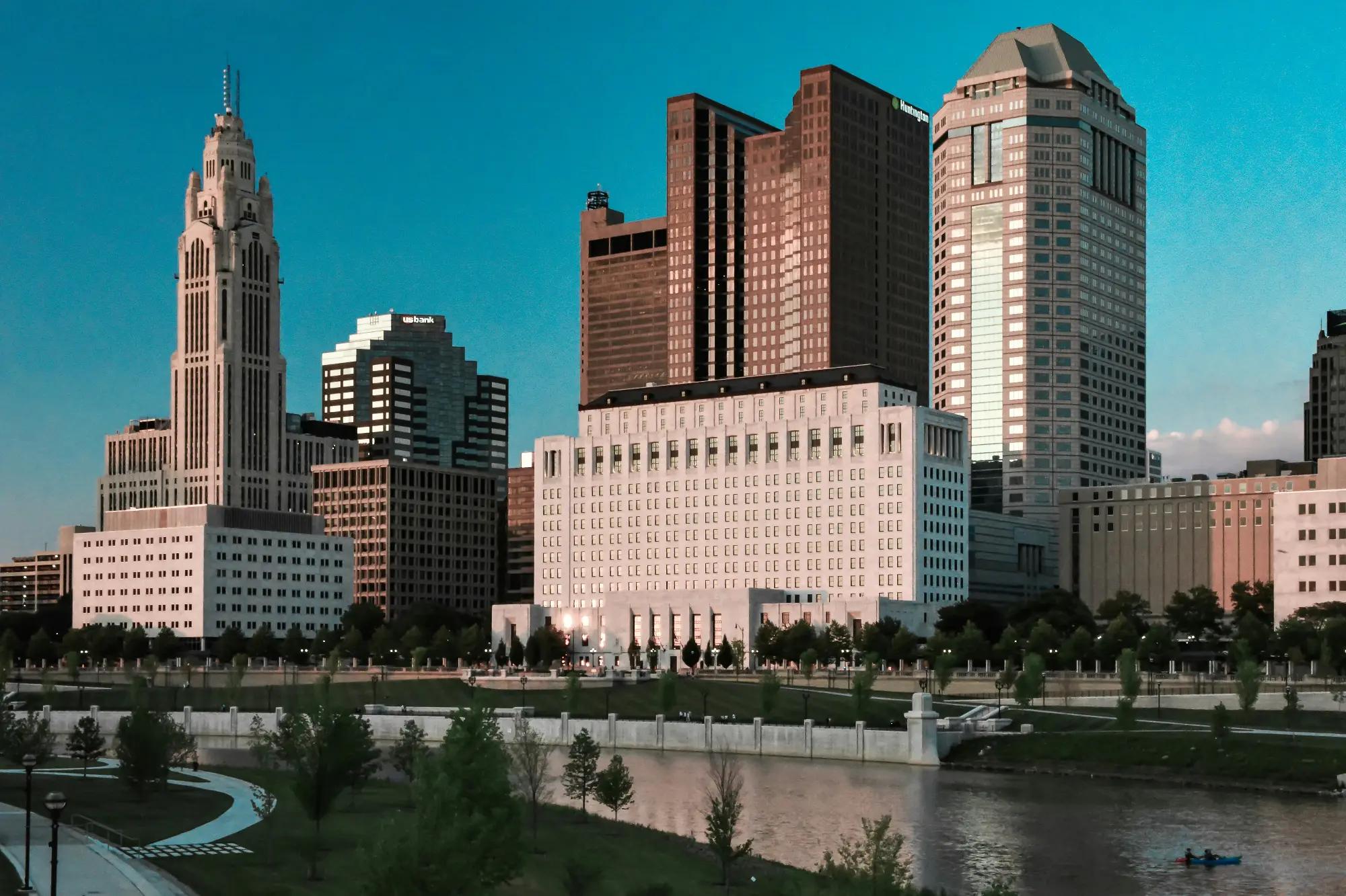 a scenic photo of columbus, ohio