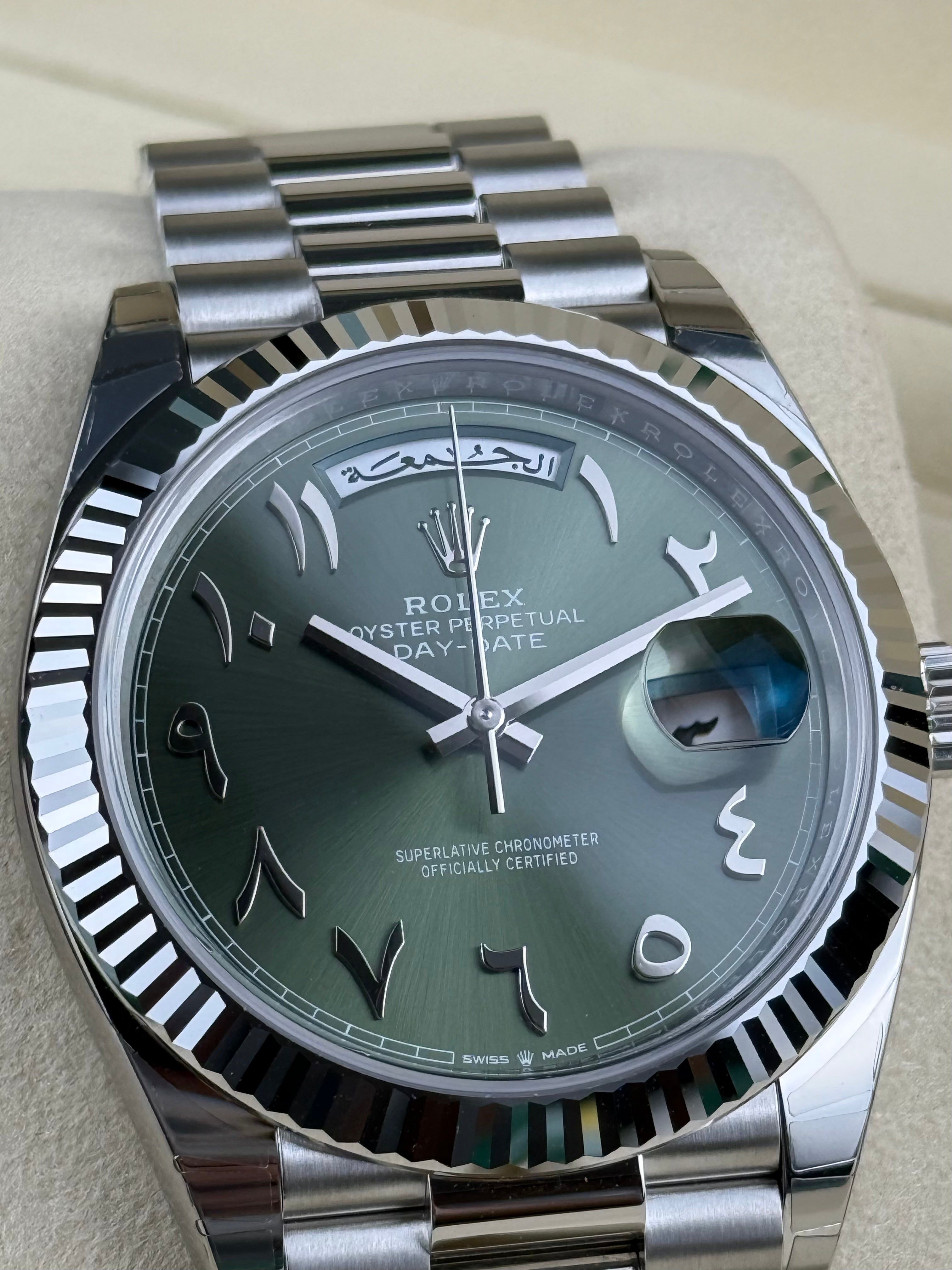 Rolex Oyster Perpetual Day-Date platinum - 40mm - Ref; 228236 thumbnail 5