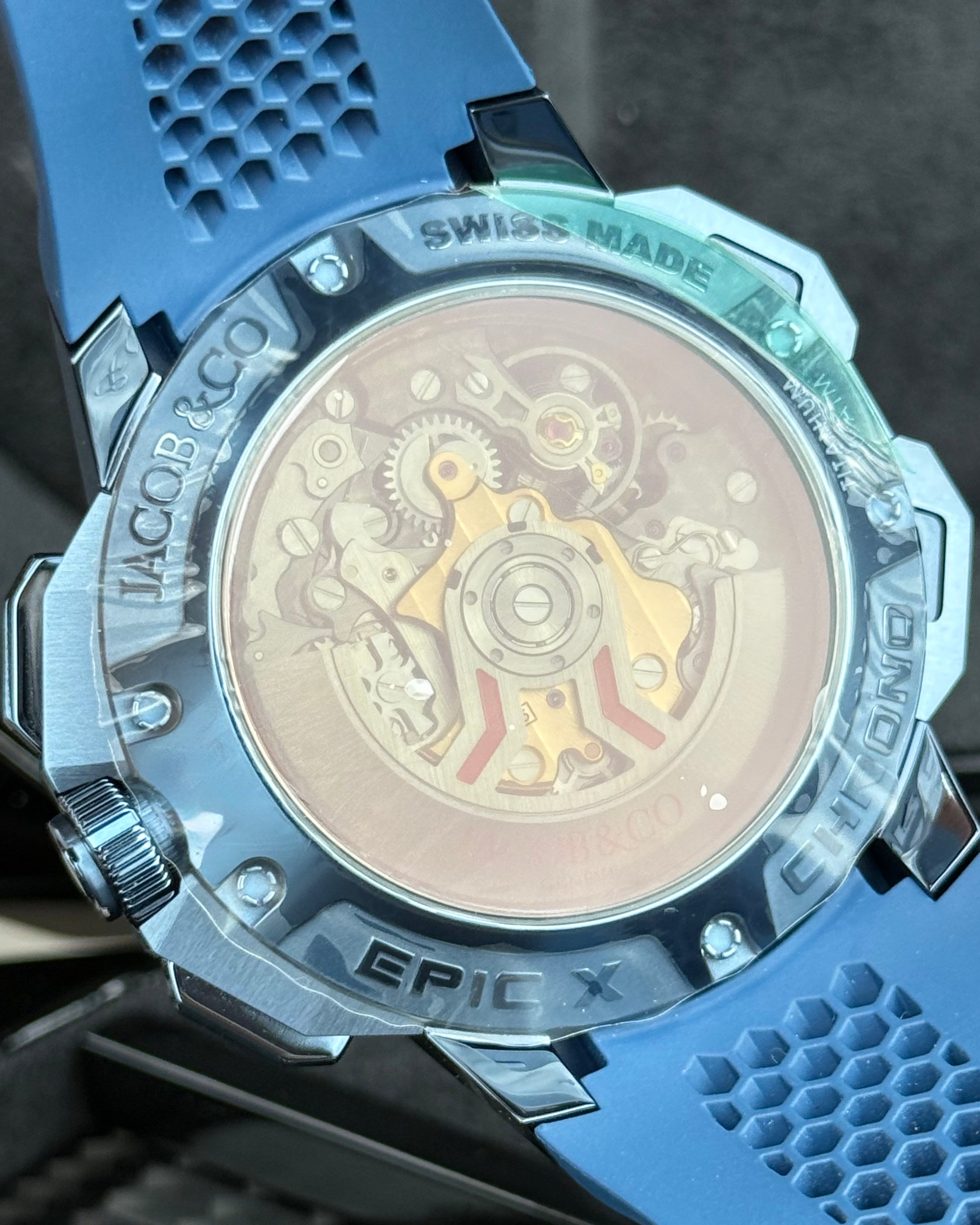 Jacob & Co. EPIC X TITANIUM Chrono- 44MM Ref; EC400.22.AF.AA.A thumbnail 9