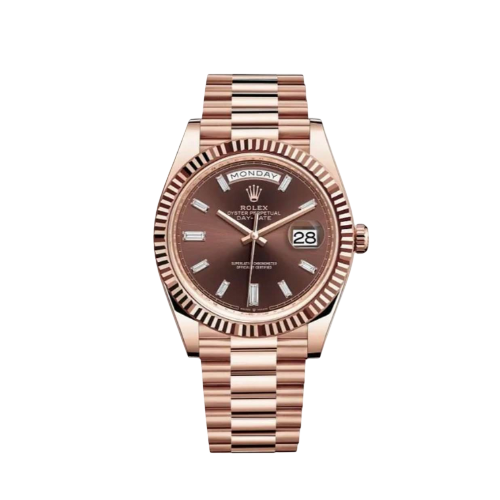 Rolex Day-Date 18 ct Everose gold 40 mm thumbnail 1