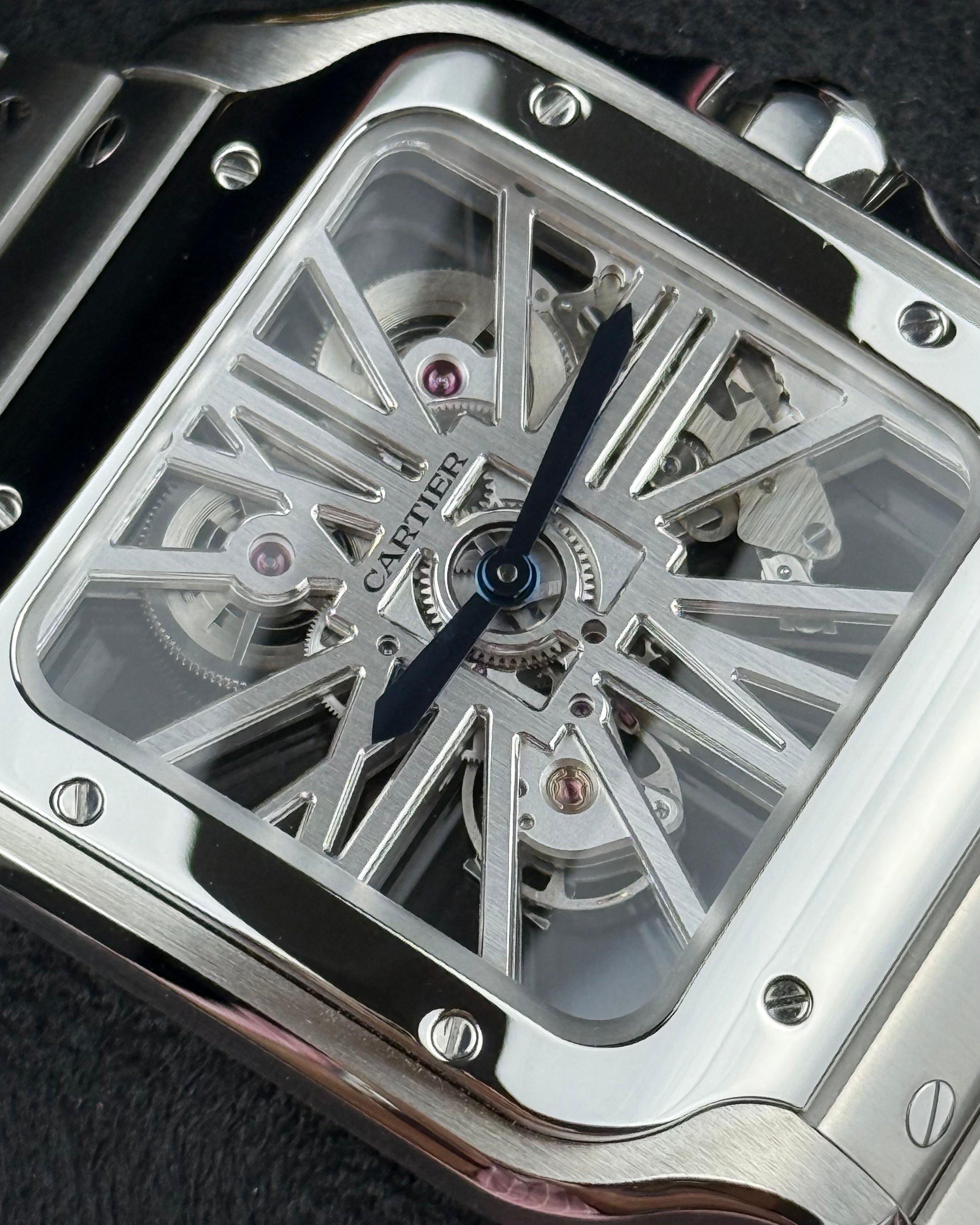 Cartier Santos de Cartier Skeleton - 39.8MM - Ref : WHSA0015 thumbnail 3