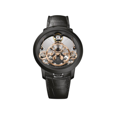 Arnold & Son Time Pyramid Black Limited Edition - 44.6MM - Ref : 1TPBS.R01A.C124B thumbnail 1