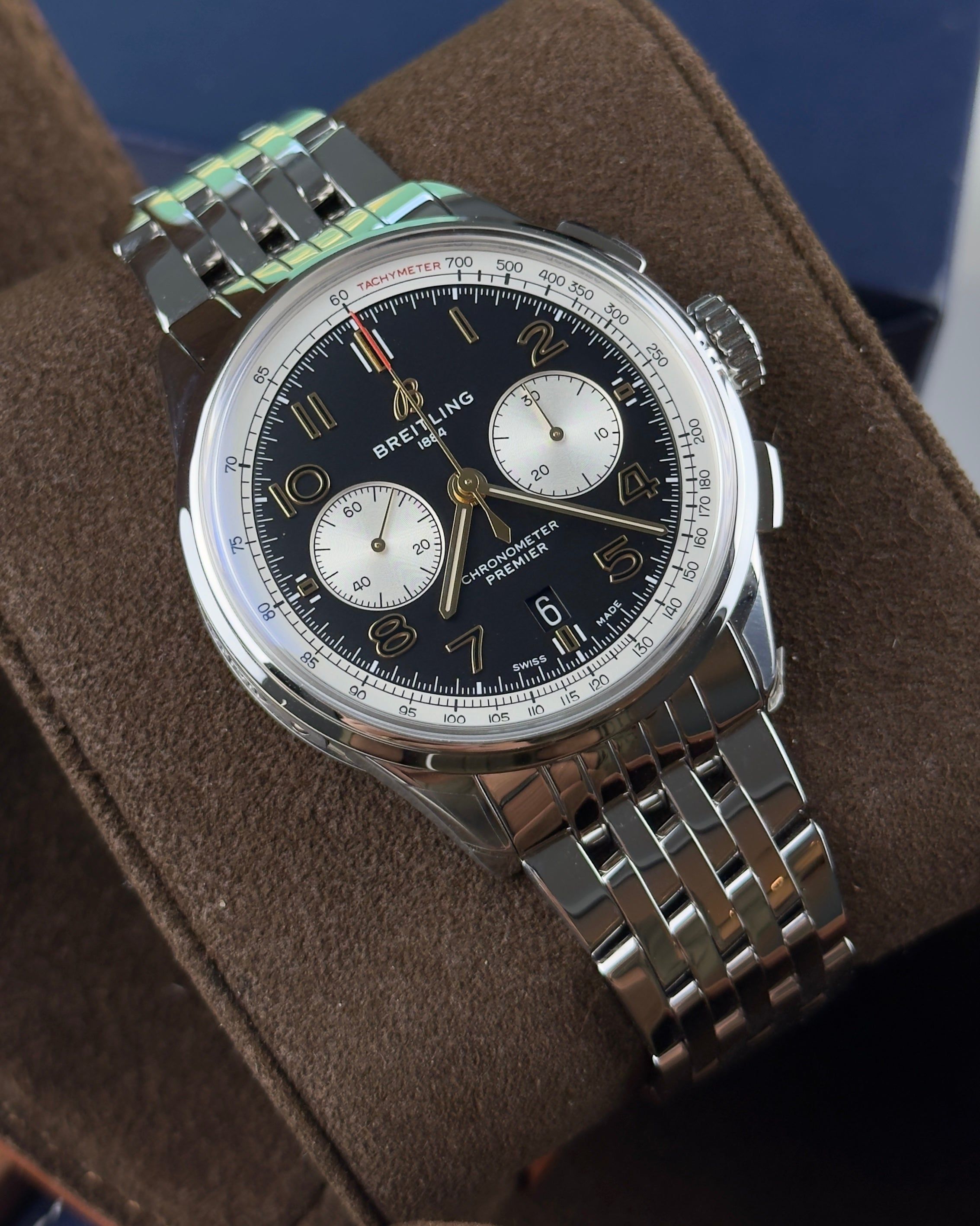 Breitling Premier Chronograph - 42MM - Ref : AB0118A21B1A1 thumbnail 4
