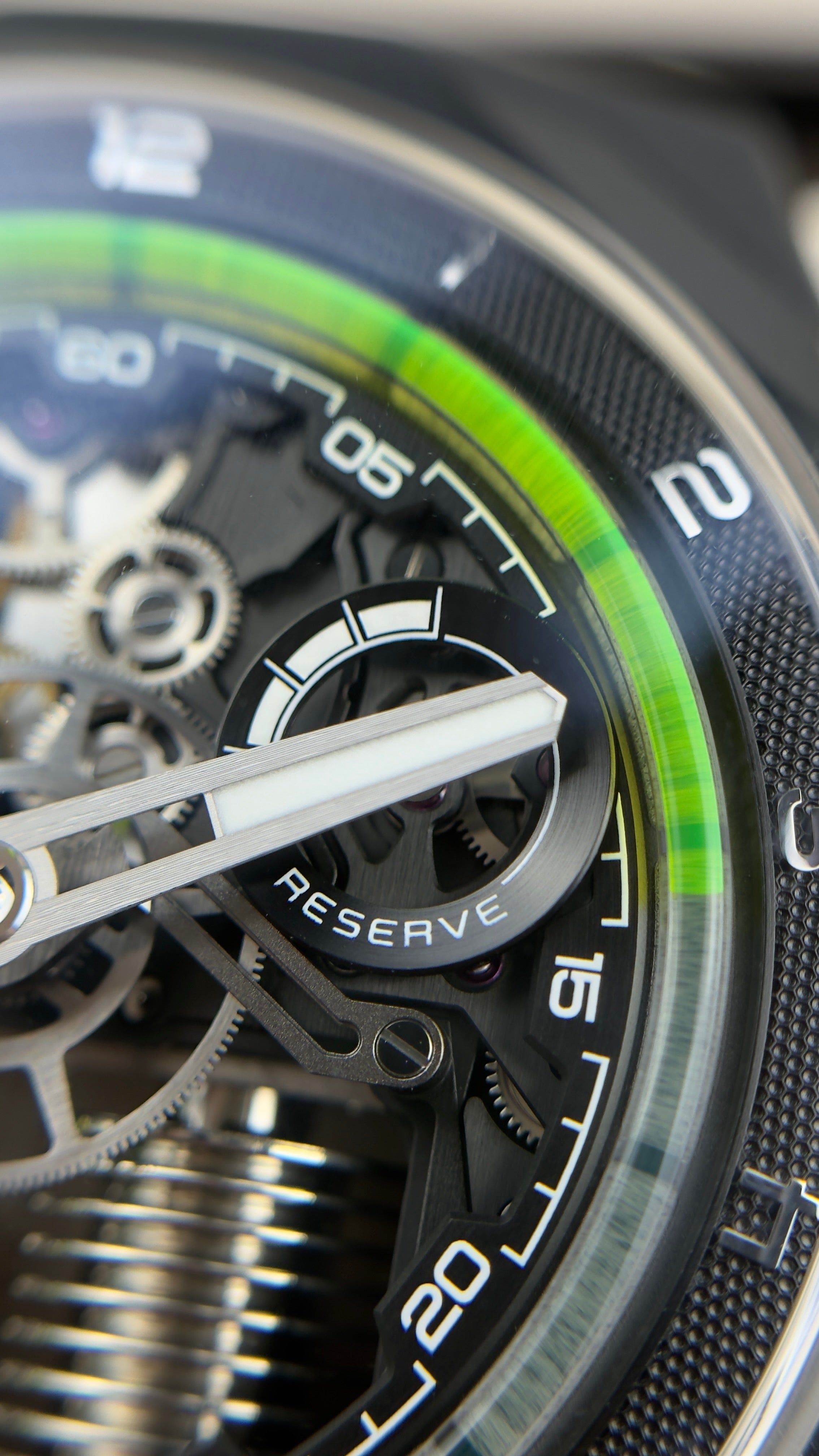 HYT S1 Titanium DLC Green - 45MM - Ref; H03419-A thumbnail 5