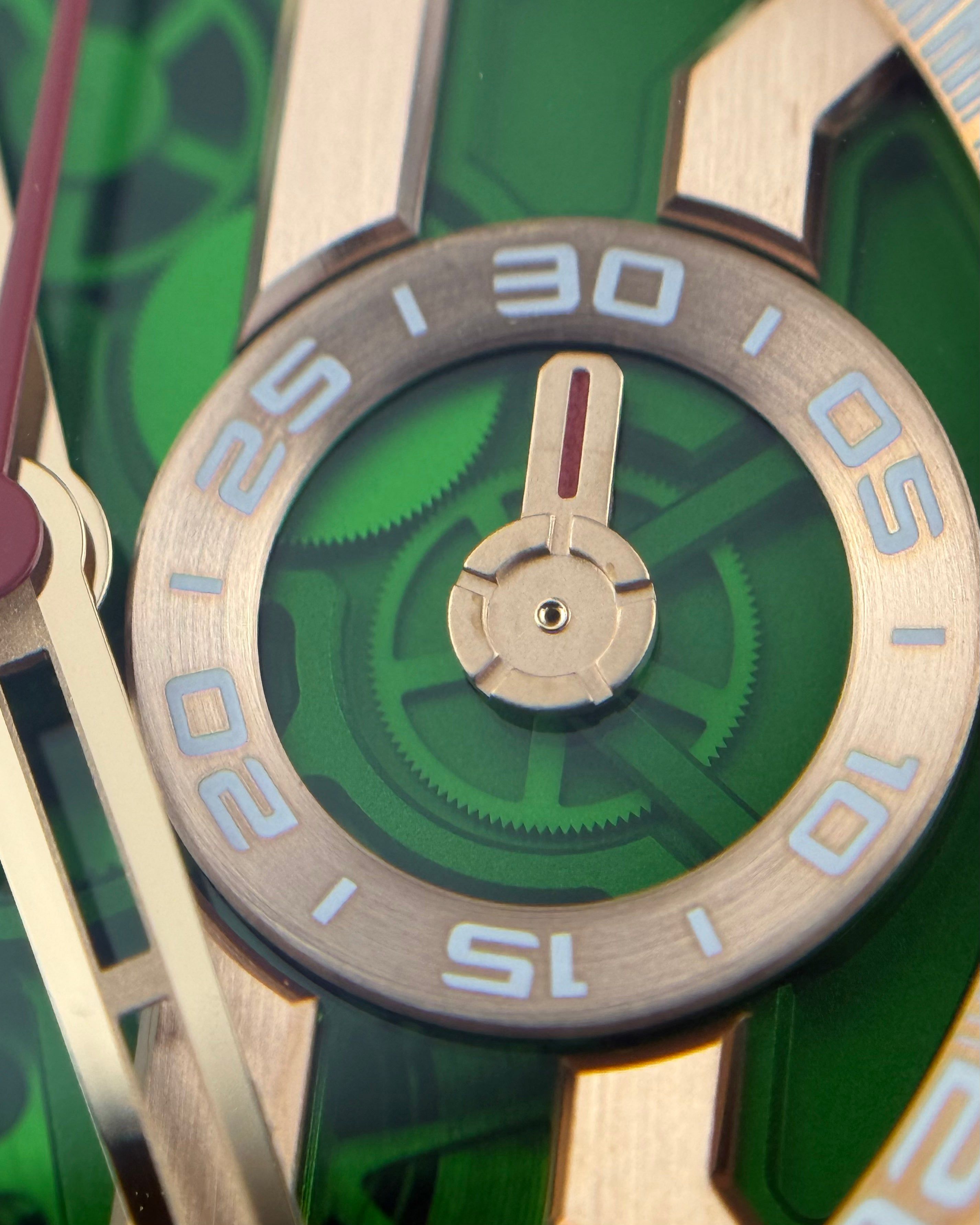 Jacob & Co. Epic X Chrono R/G Green dial - 47mm - Ref; EC312.42.PB.GN.AHB4D thumbnail 7