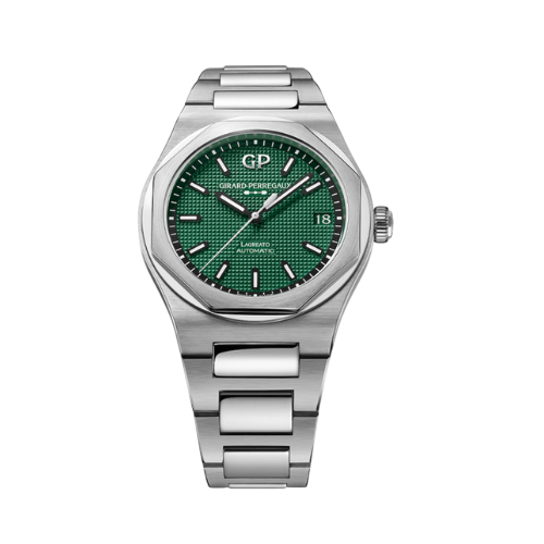 Girard Perregaux Laureato Green - 42MM - REF : 81010-11-3153-1CM thumbnail 1
