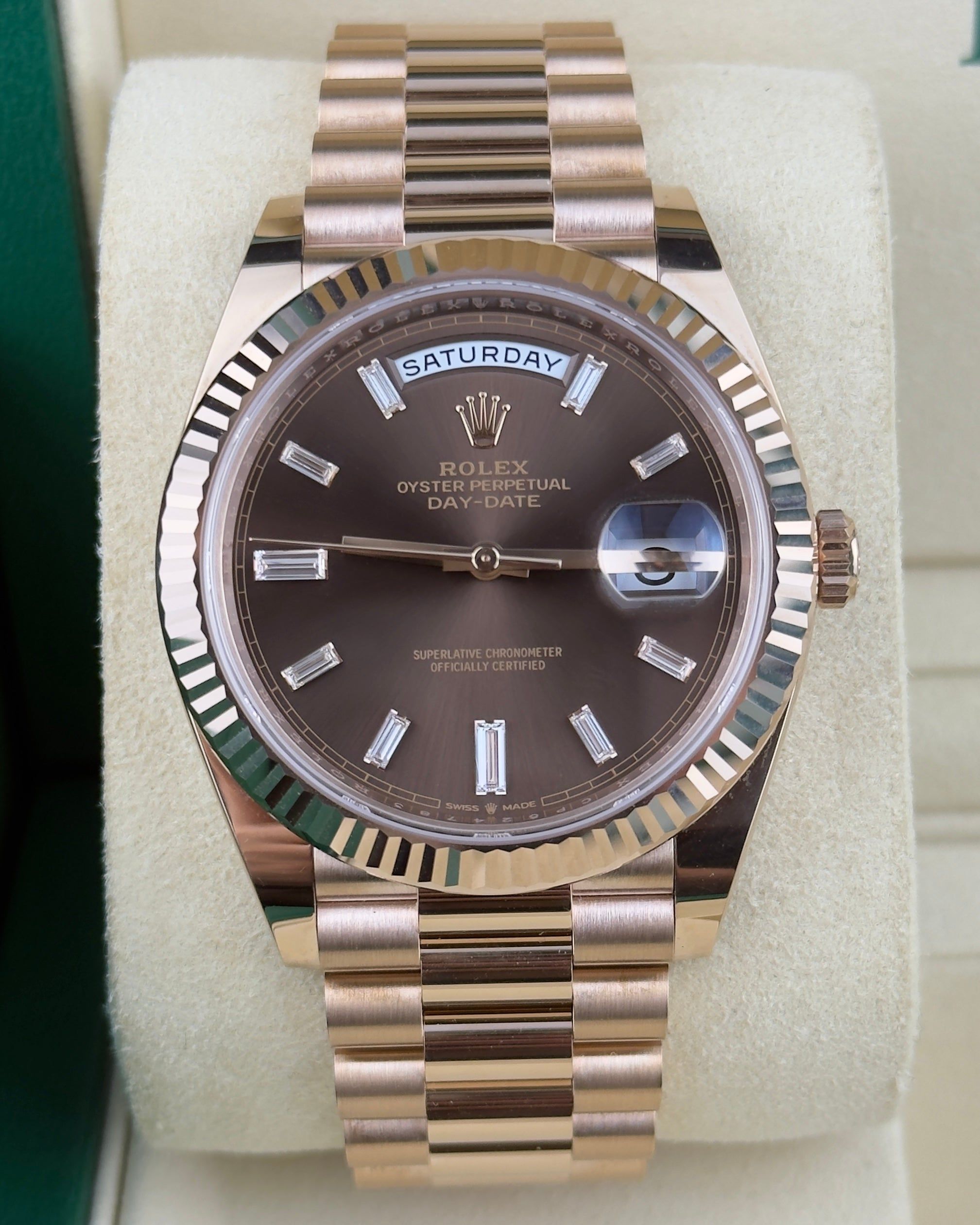 Rolex Day-Date 18 ct Everose gold 40 mm thumbnail 4