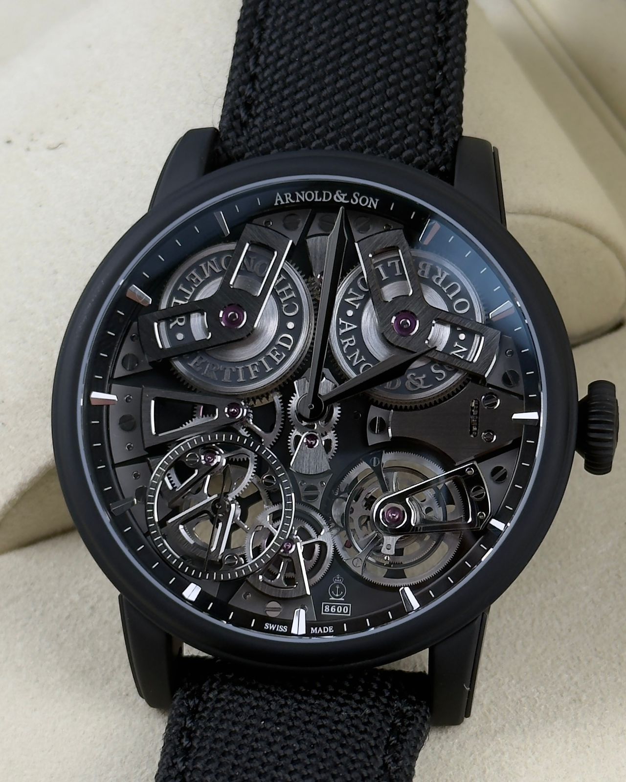 Arnold & Son Tourbillon Chronometer - 46MM - Ref : 1TBAS.B01A