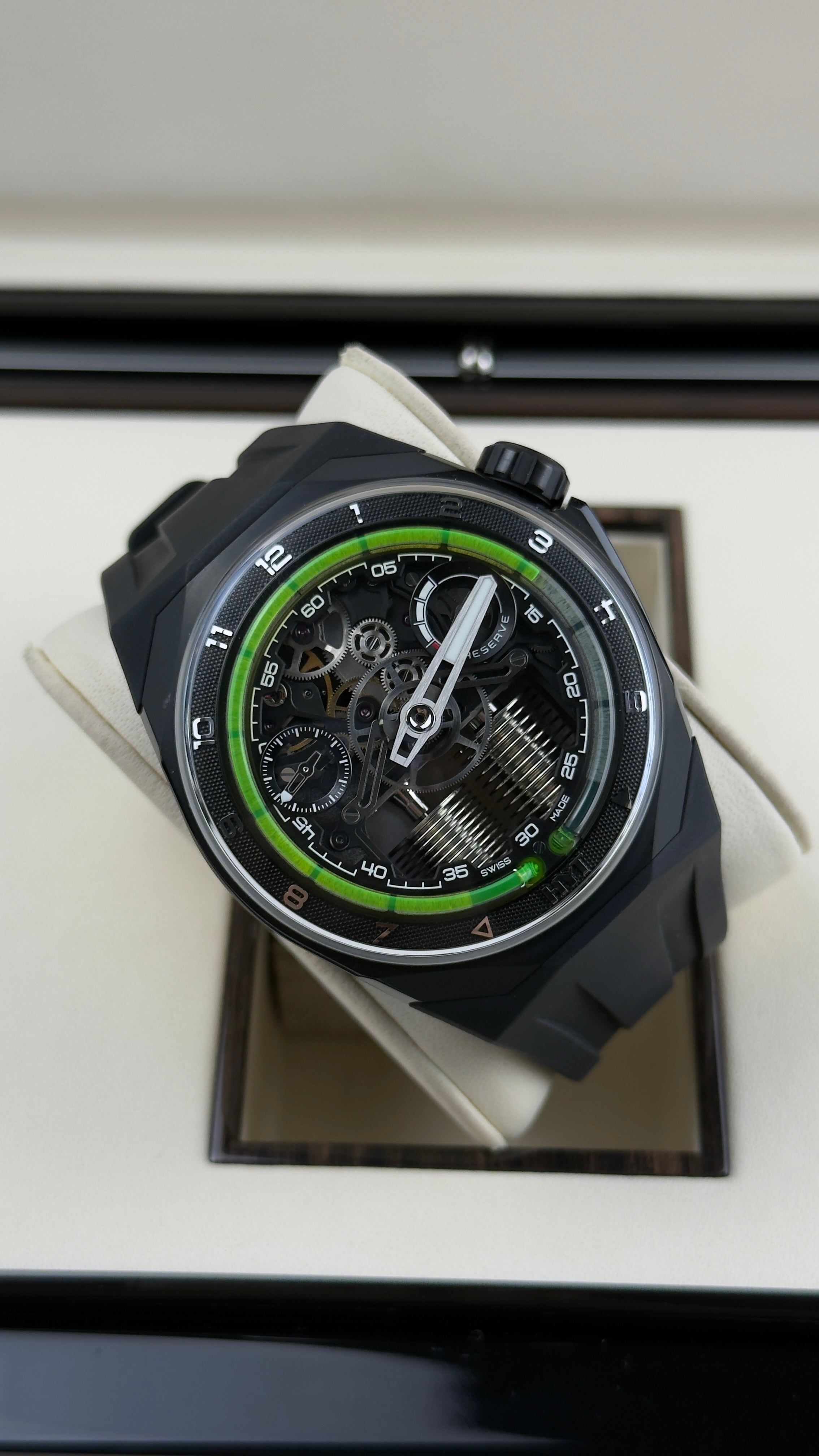 HYT S1 Titanium DLC Green - 45MM - Ref; H03419-A thumbnail 3