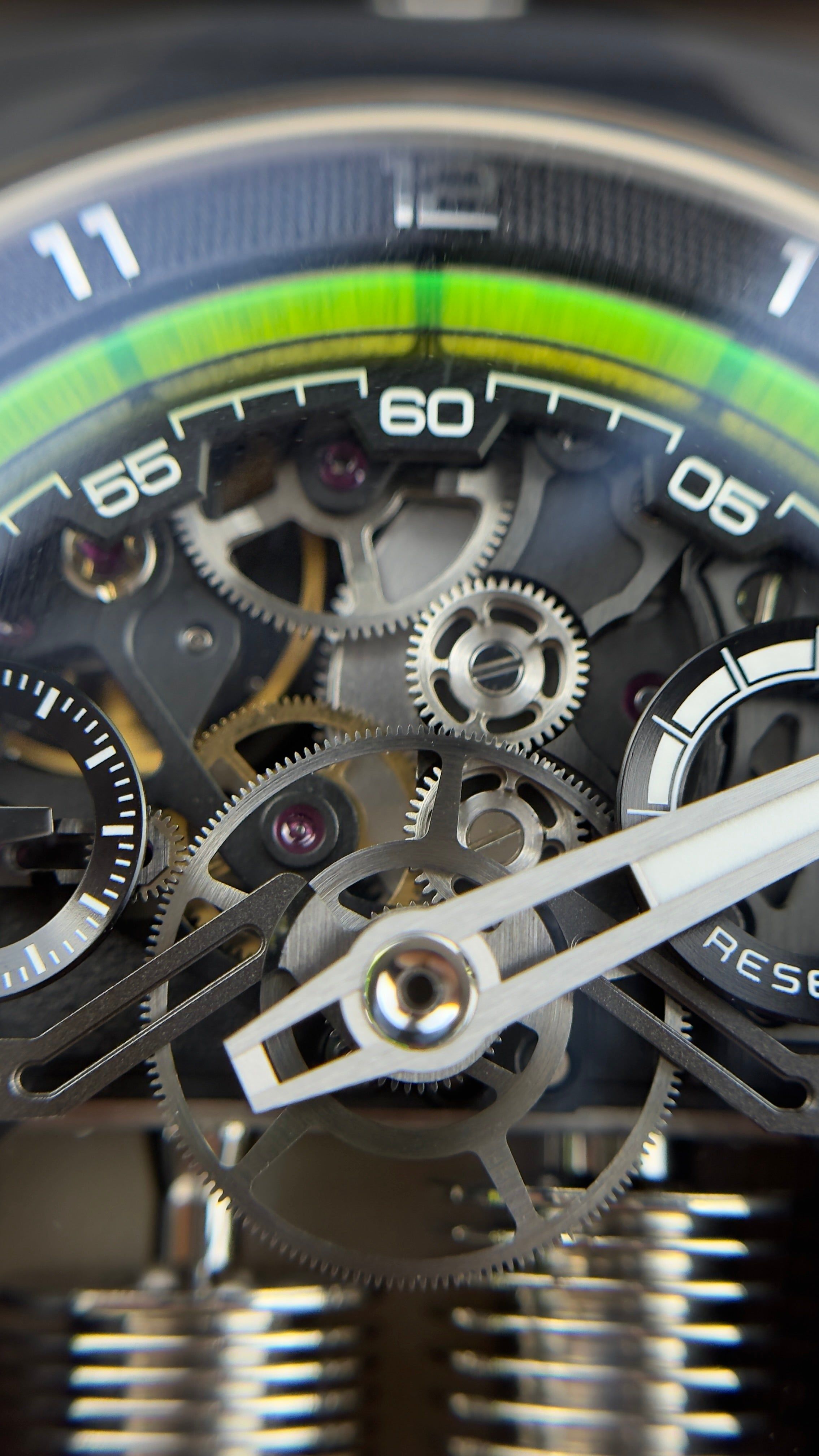 HYT S1 Titanium DLC Green - 45MM - Ref; H03419-A thumbnail 4