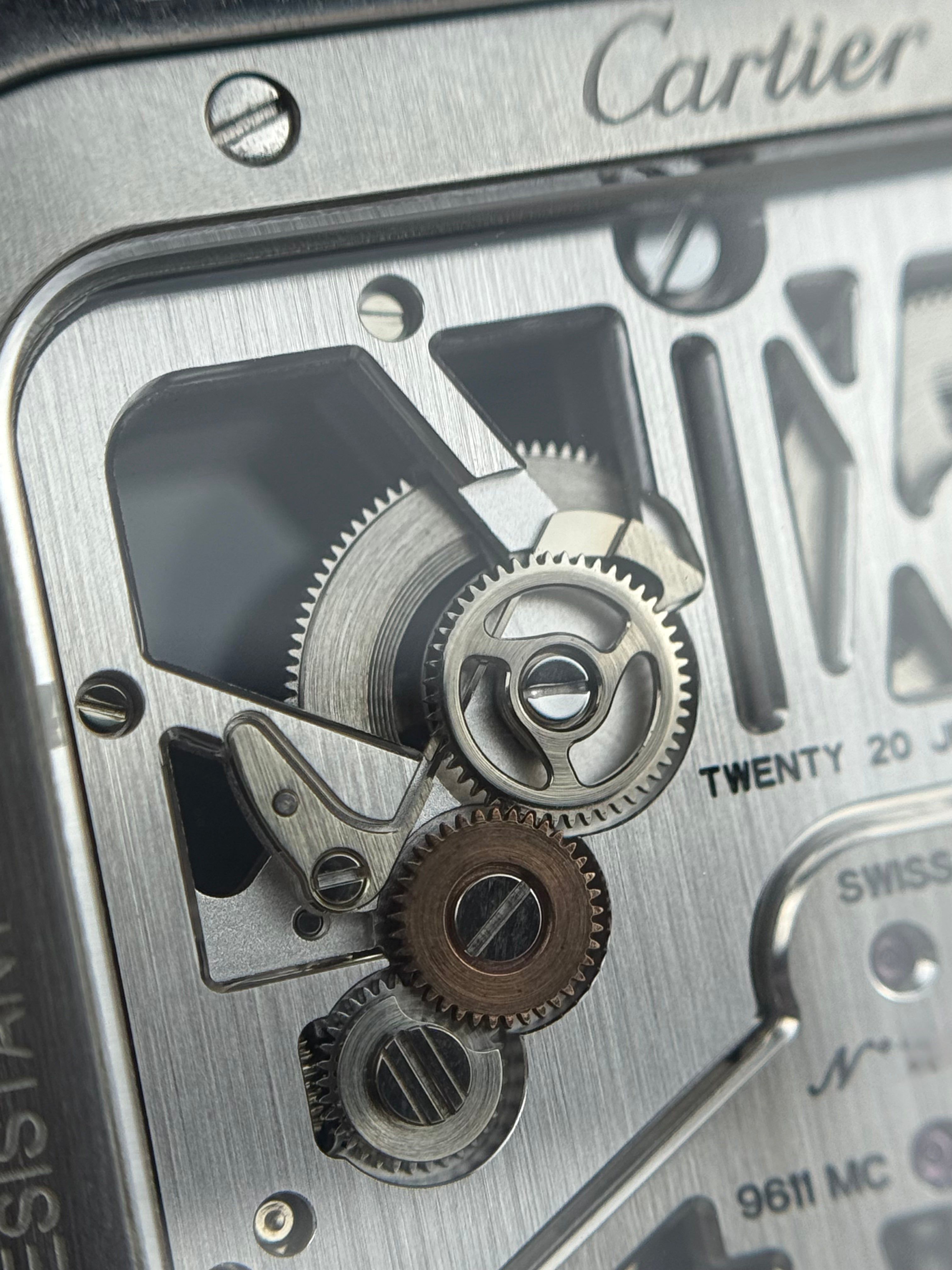Cartier Santos de Cartier Skeleton - 39.8MM - Ref : WHSA0015 thumbnail 7