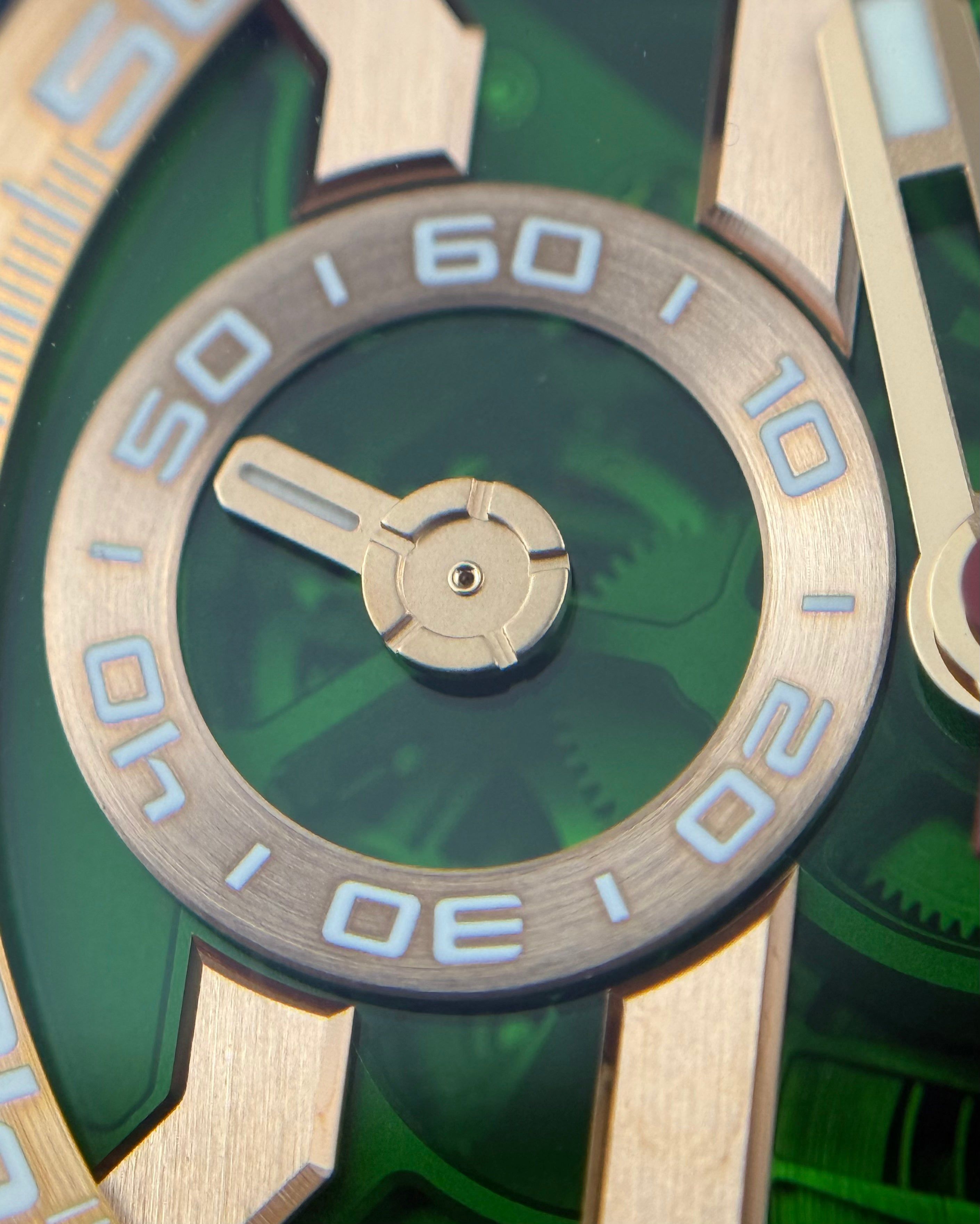 Jacob & Co. Epic X Chrono R/G Green dial - 47mm - Ref; EC312.42.PB.GN.AHB4D thumbnail 5