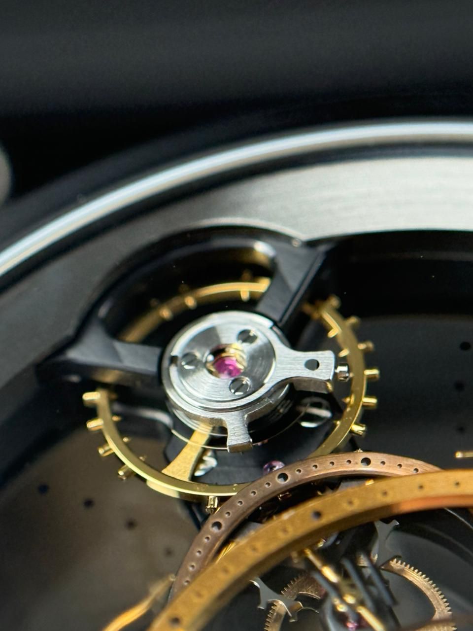 Arnold & Son Time Pyramid Black Limited Edition - 44.6MM - Ref : 1TPBS.R01A.C124B thumbnail 9