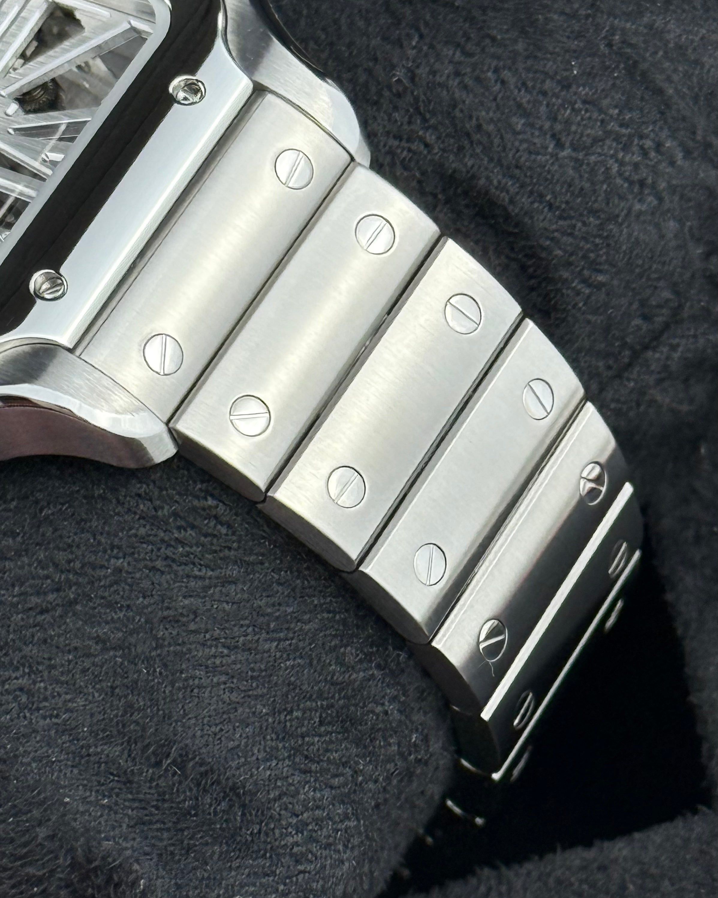 Cartier Santos de Cartier Skeleton - 39.8MM - Ref : WHSA0015 thumbnail 4
