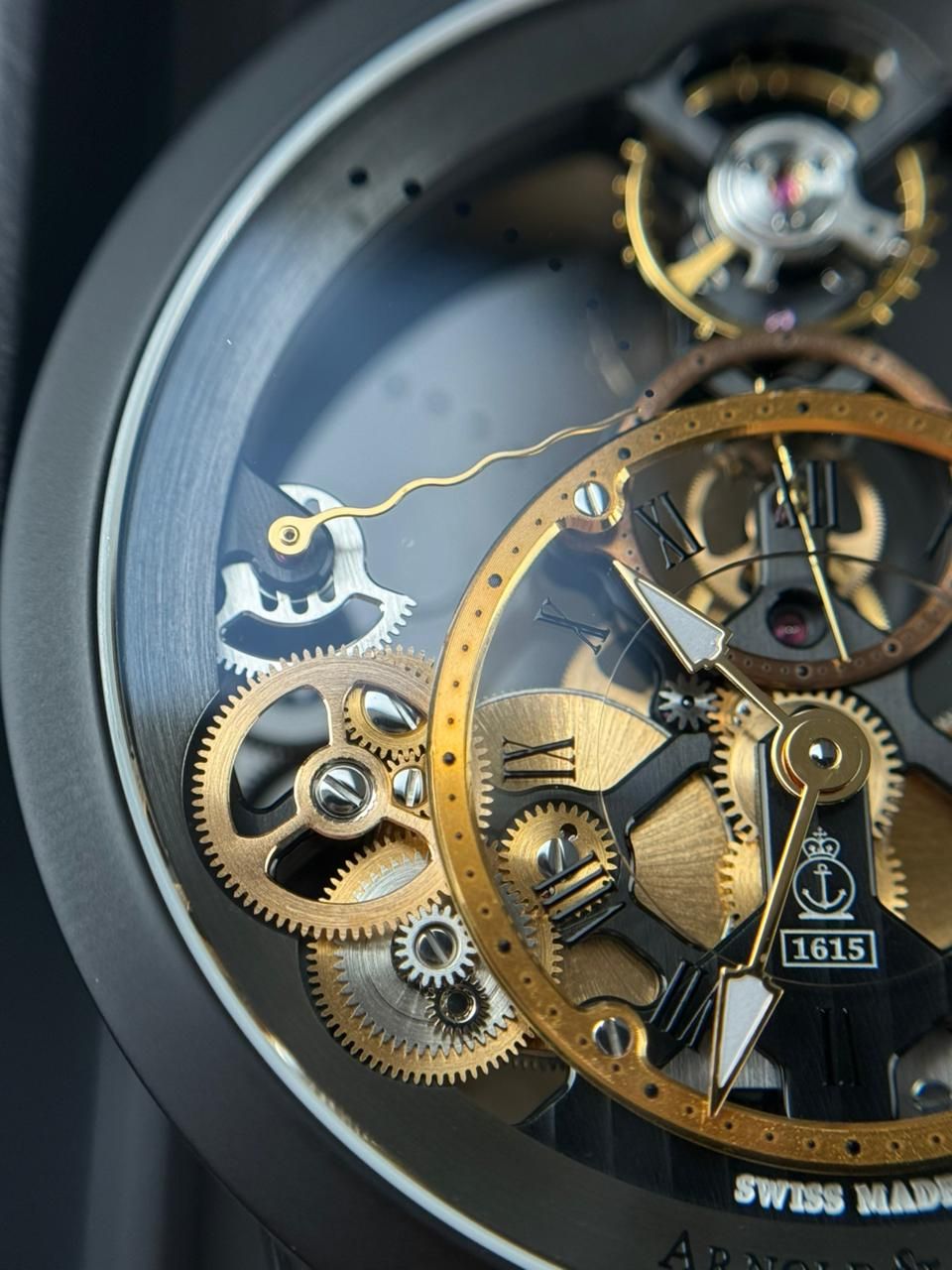 Arnold & Son Time Pyramid Black Limited Edition - 44.6MM - Ref : 1TPBS.R01A.C124B thumbnail 5