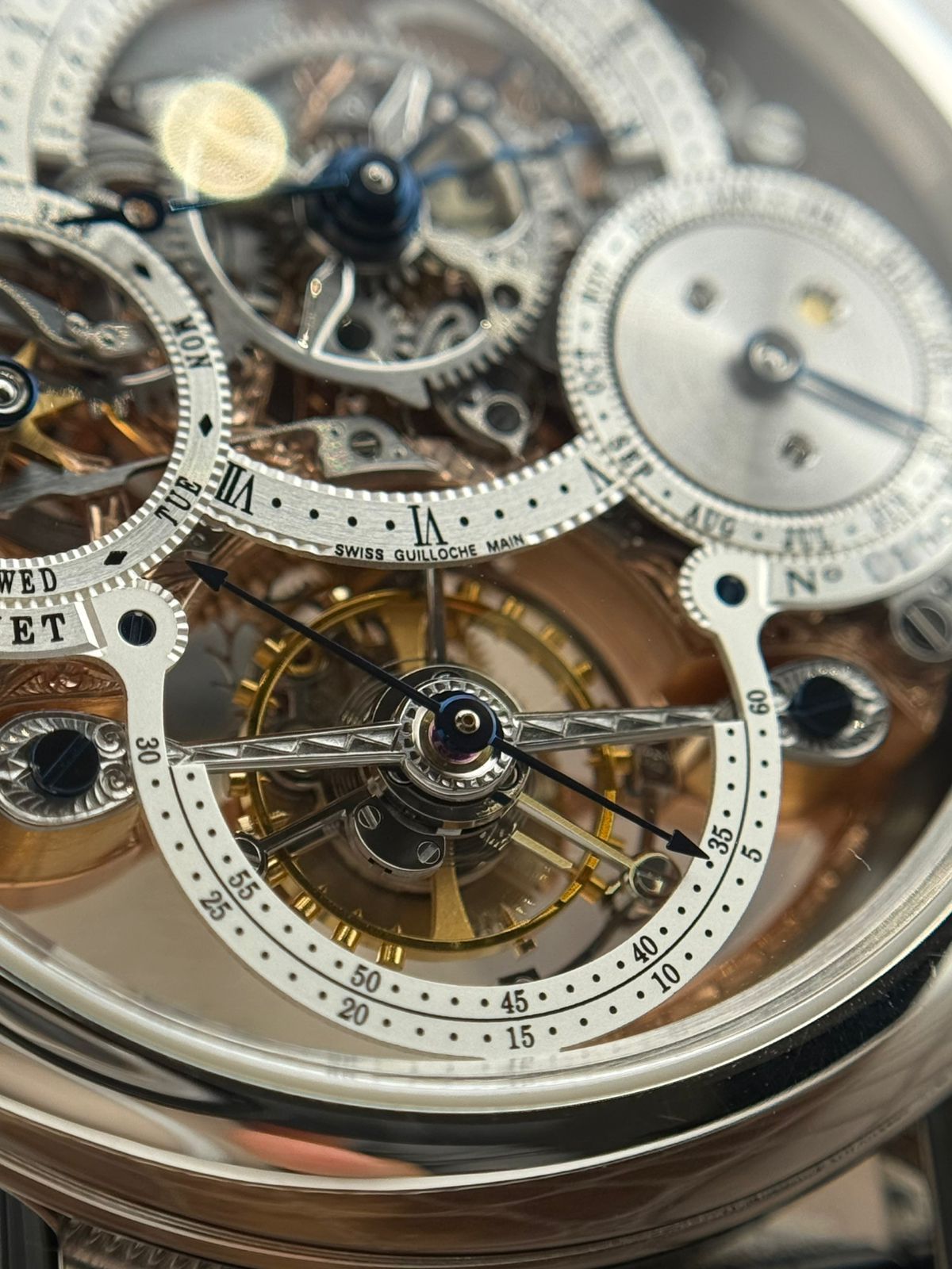 Breguet perpetual tourbillion - 40MM - Ref : 3755PR thumbnail 6