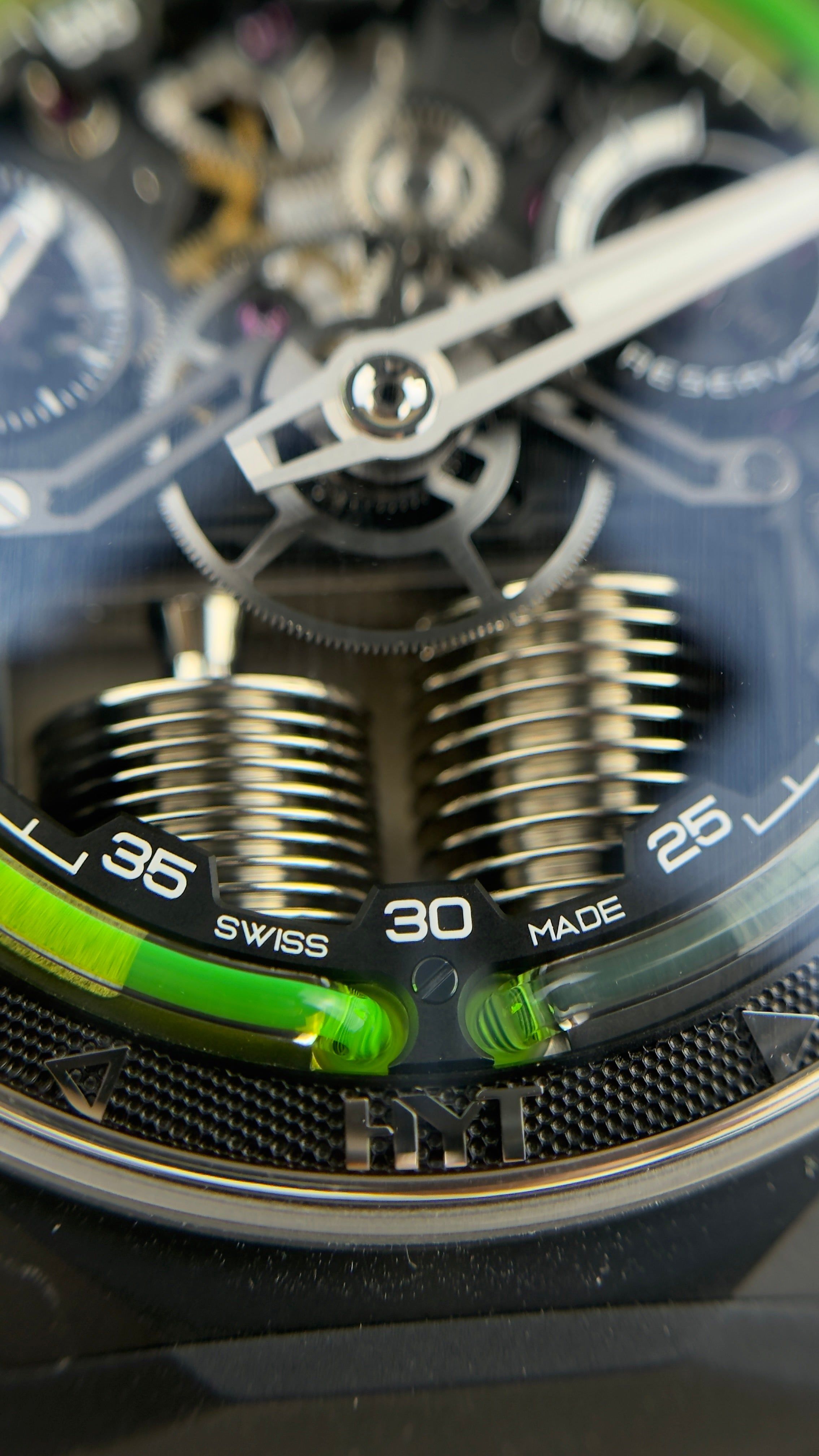 HYT S1 Titanium DLC Green - 45MM - Ref; H03419-A thumbnail 6