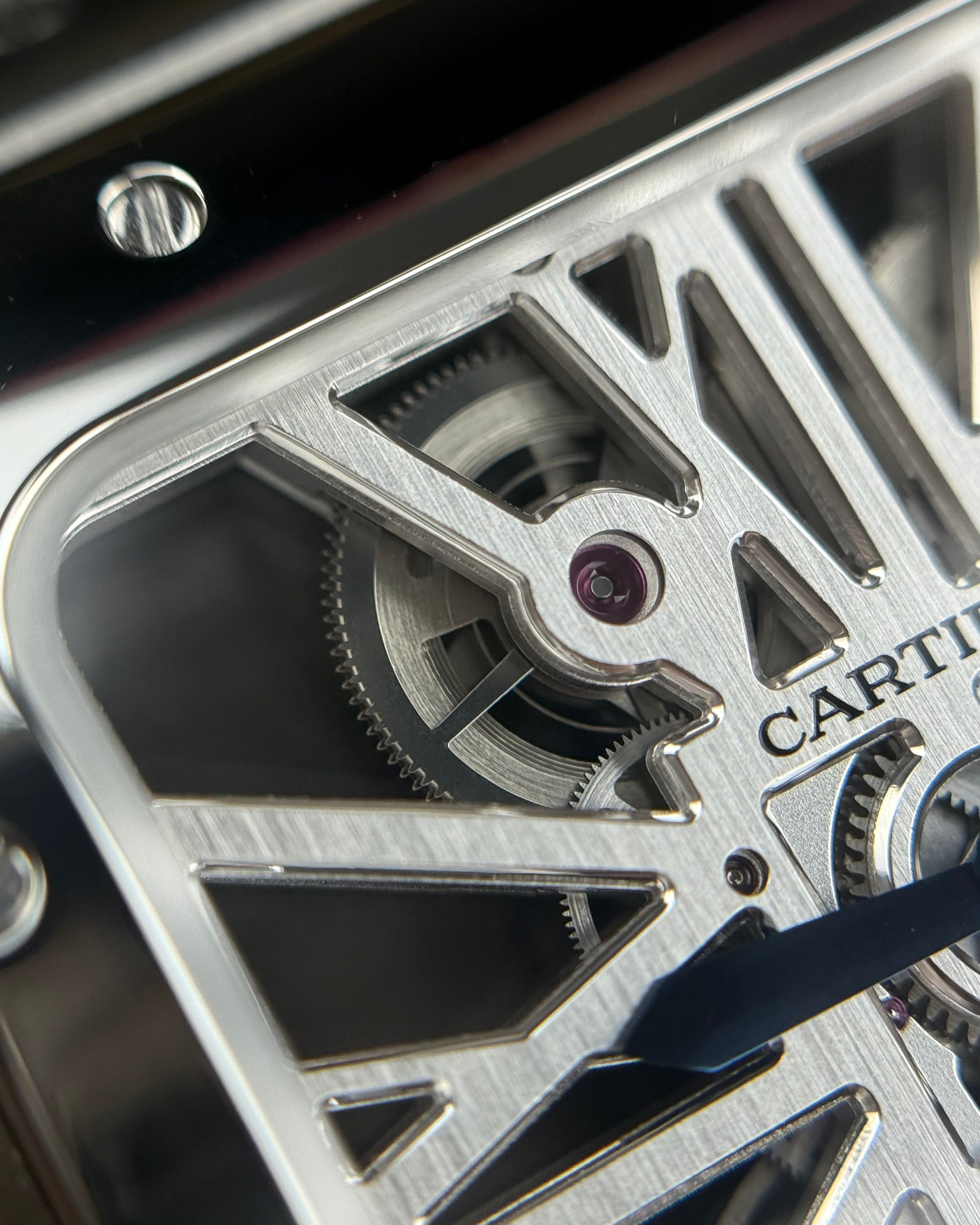 Cartier Santos de Cartier Skeleton - 39.8MM - Ref : WHSA0015 thumbnail 5