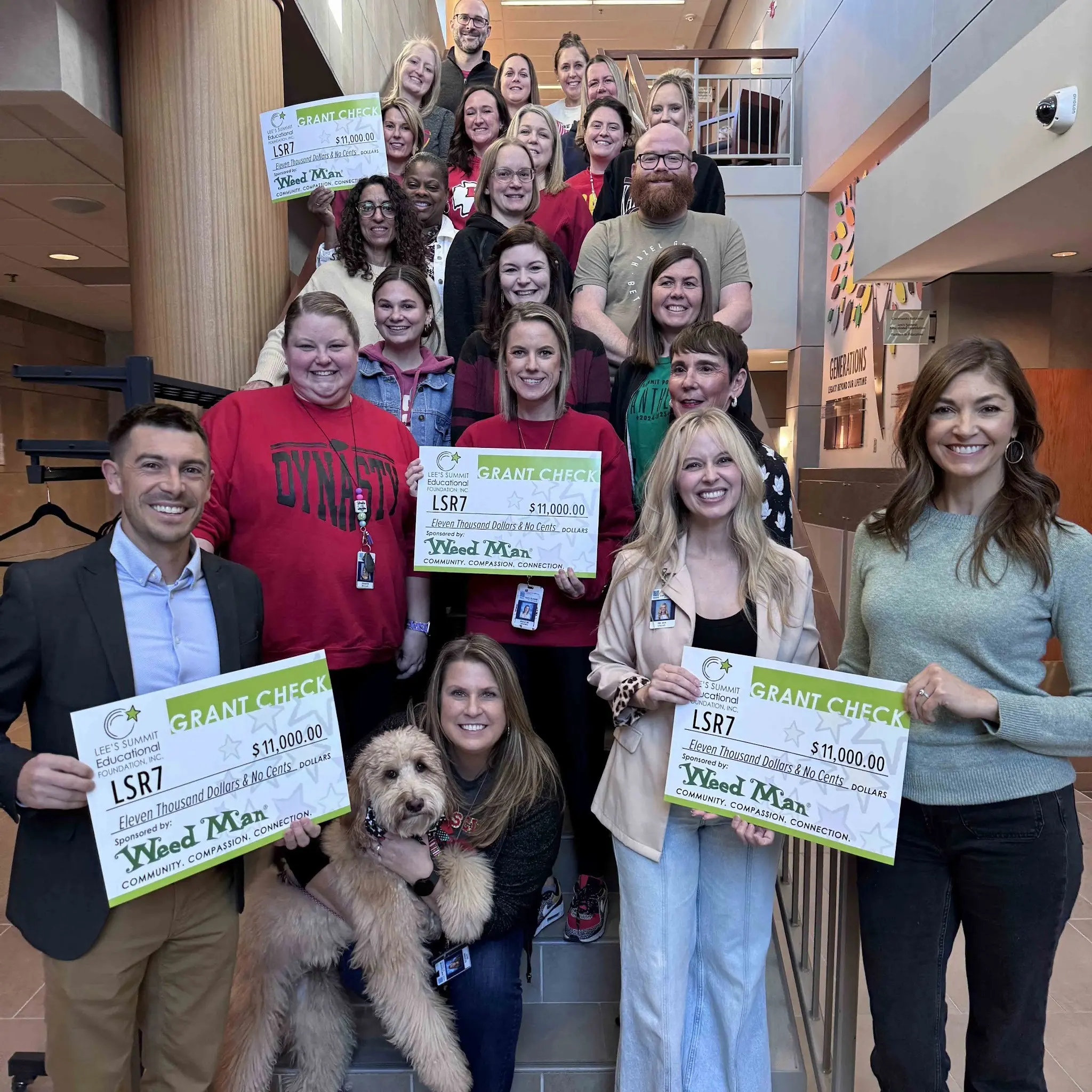 Weed Man’s Epic3 Group Donates $11,000 to Lee's Summit Educational Foundation