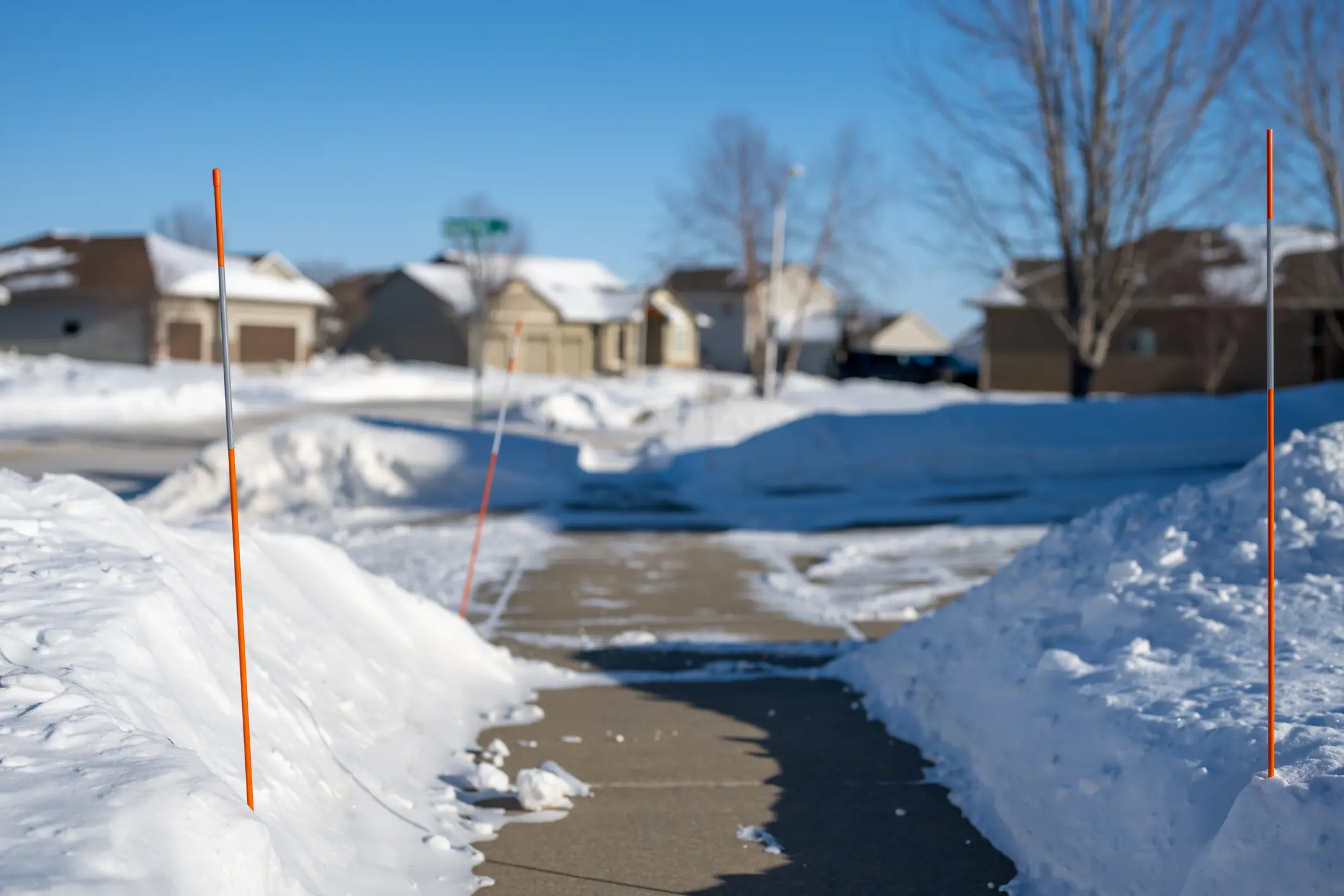 Mark the Edges of Your Lawn for Damage-Free Snow Removal