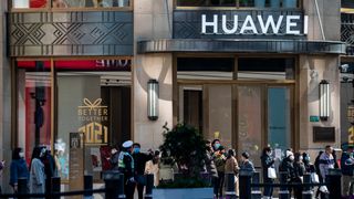 Huawei store in Shanghai
