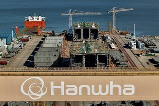 Shipbuilding facility from above.
