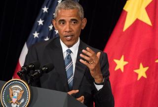 US President Barack Obama speaks at a press conference following the G20 Summit in China, September 2016