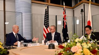 United States President Biden, Australian Prime Minister Albanese and Japanese Prime Minister Kishida