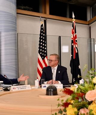 United States President Biden, Australian Prime Minister Albanese and Japanese Prime Minister Kishida
