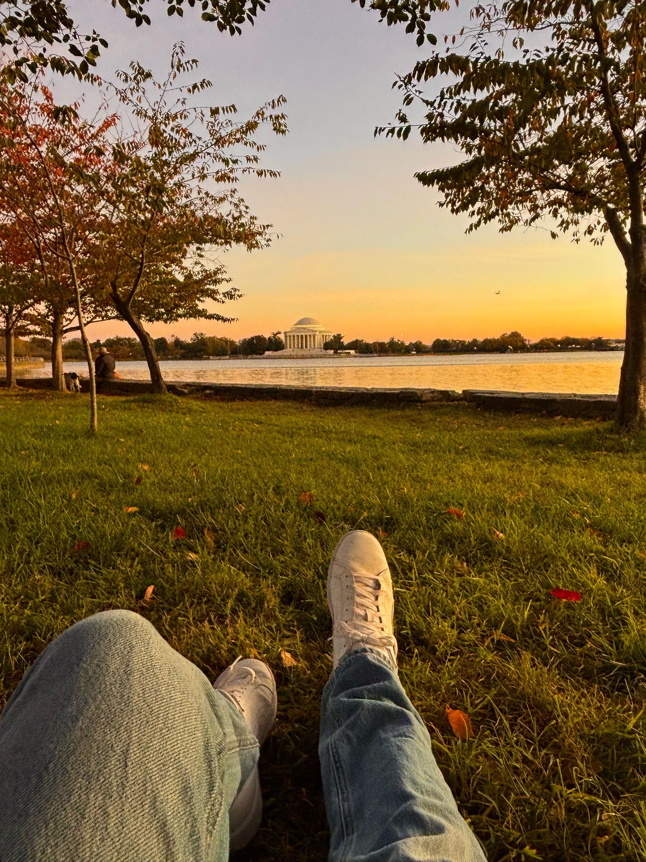 Relaxing in Washington DC