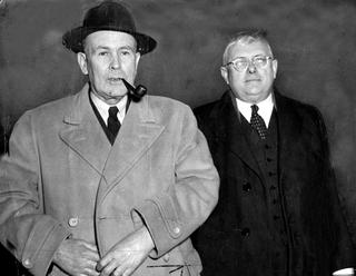 Prime Minister Ben Chifley and Minister for External Affairs HV Evatt in 1949