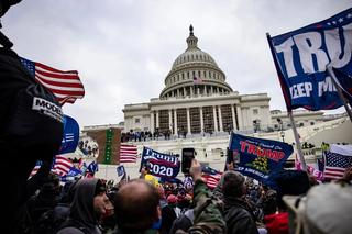 Pro-Trump supporters storm the US Capitol following a ‘Stop the Steal’ rally in Washington DC, 6 January 2021