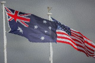 Flags of Australia and the United States
